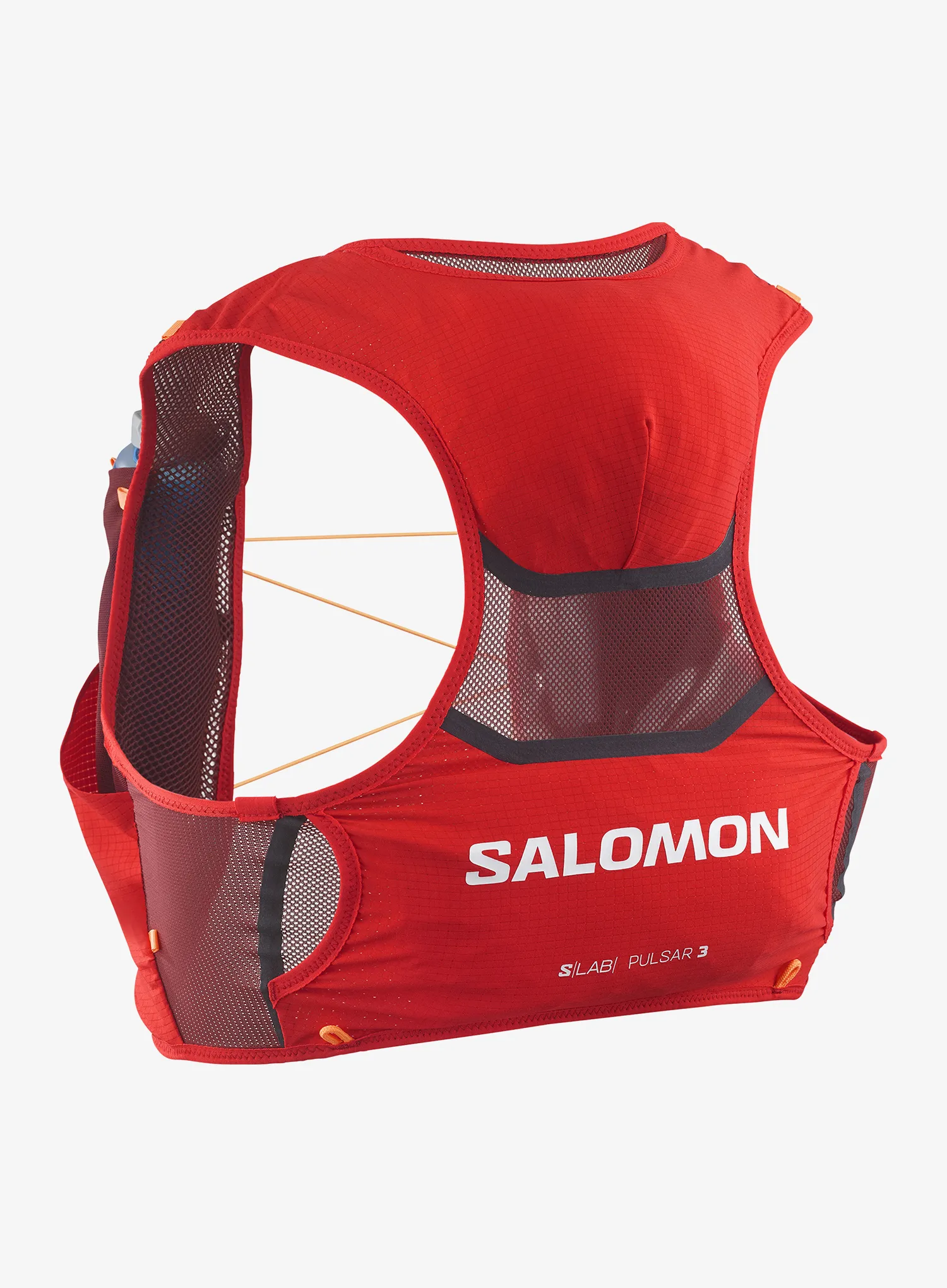 Vesta na běhání Salomon S/Lab Pulsar 3 Set - fiery red/andorra/orange