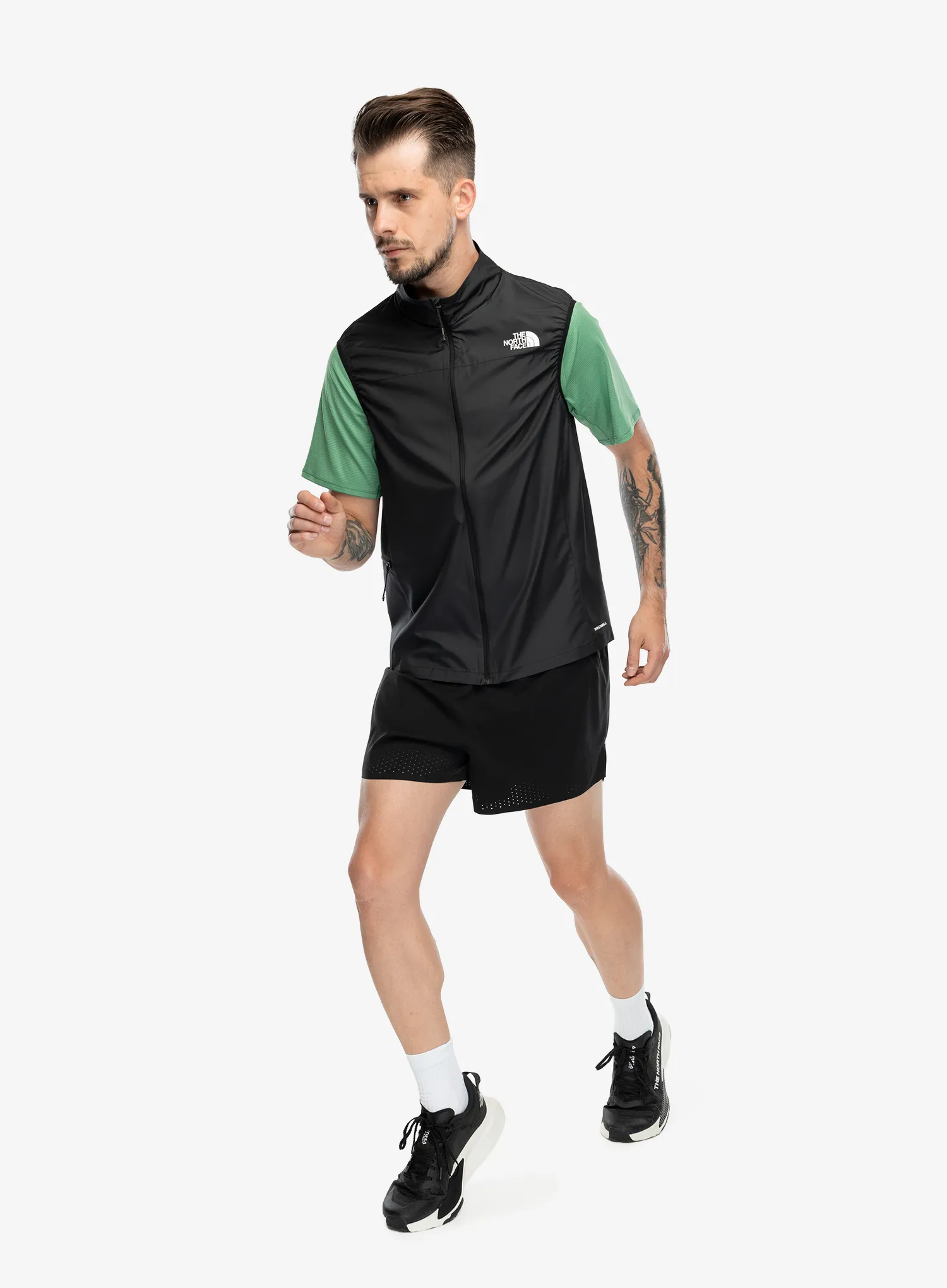 Vesta na běhání The North Face Fontanales Wind Vest - tnf black