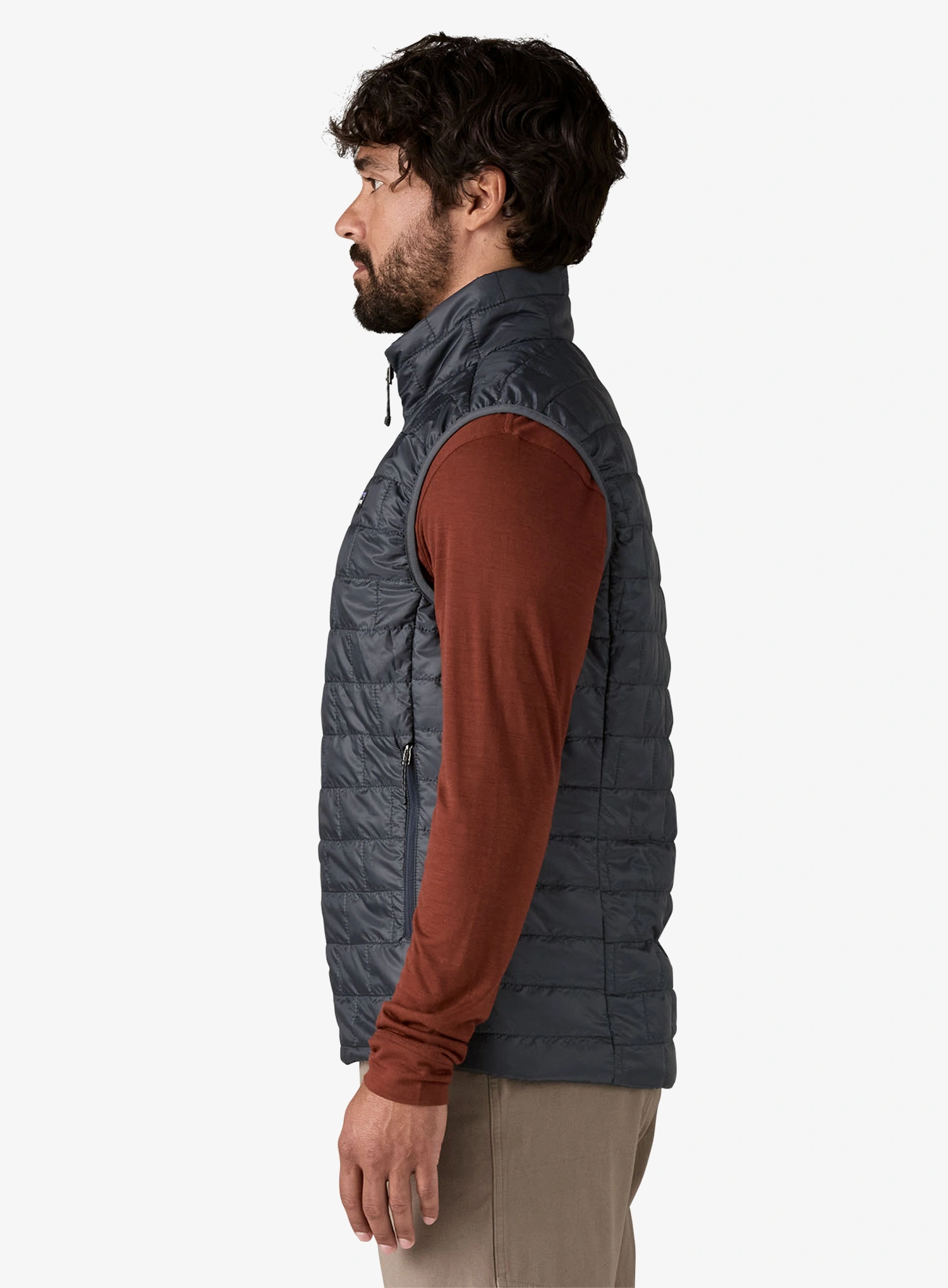 Zateplená vesta Patagonia Nano Puff Vest - smolder blue