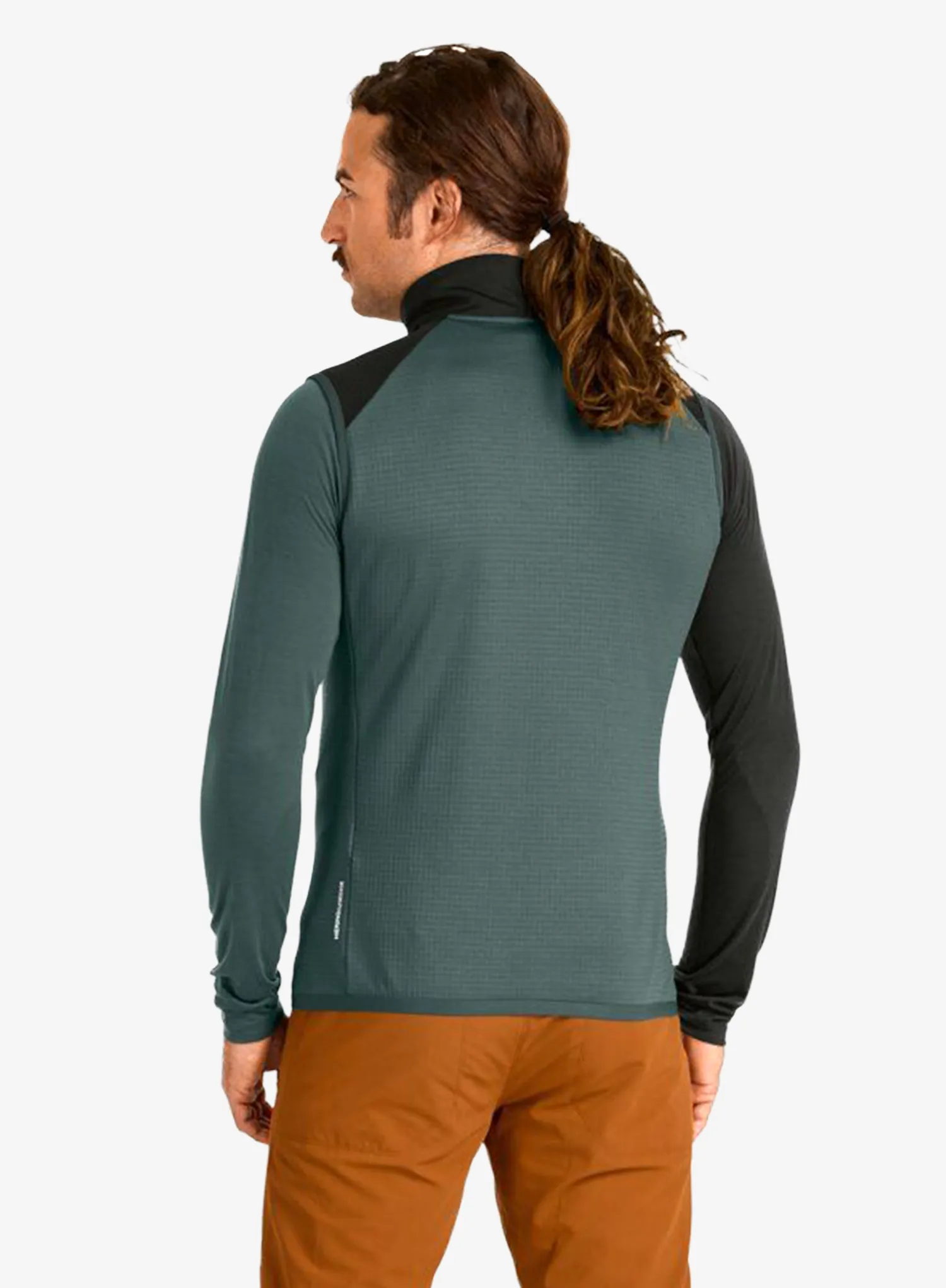 Vesta Ortovox Fleece Grid Vest - dark arctic grey