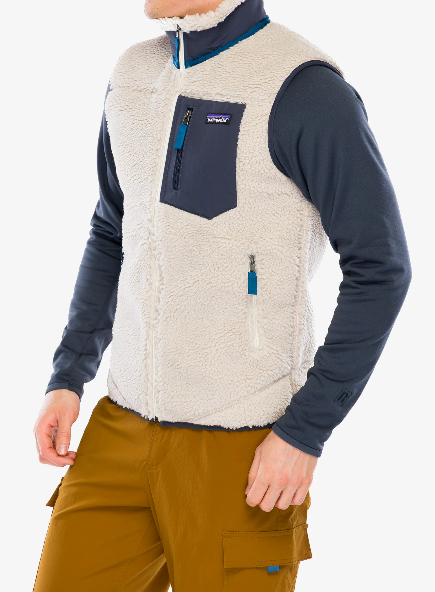 Vesta Patagonia Calssic Retro-X Vest - natural/smolder blue
