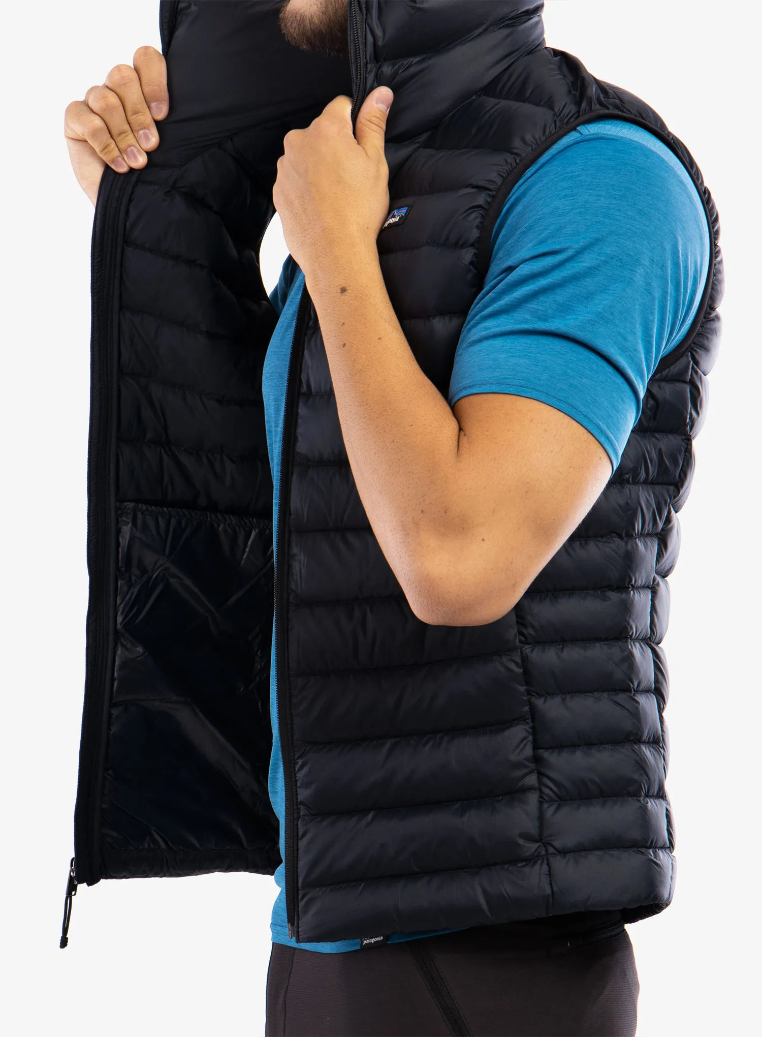 Vesta Patagonia Down Sweater Vest - black/black