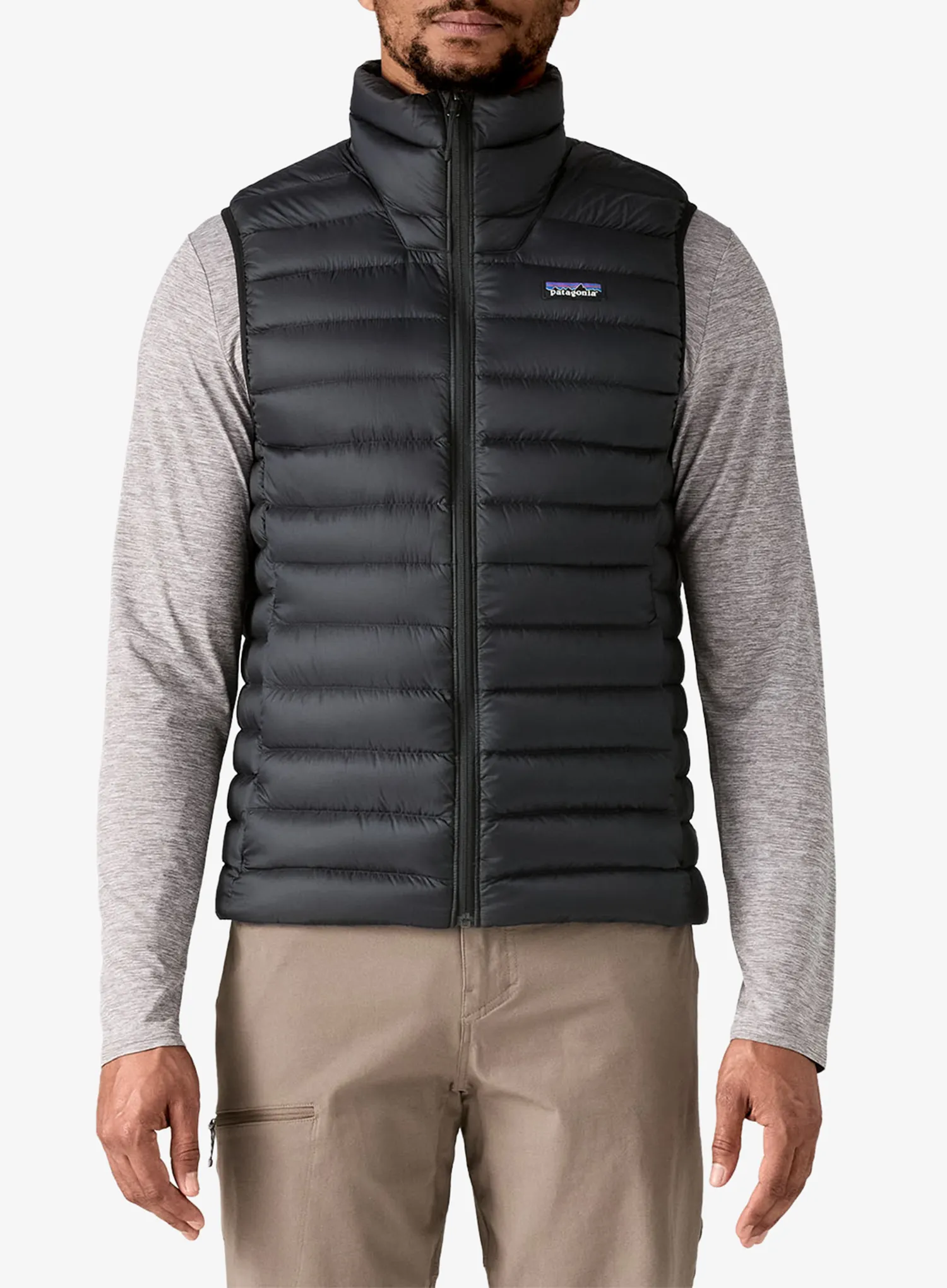 Vesta Patagonia Down Sweater Vest - black/black