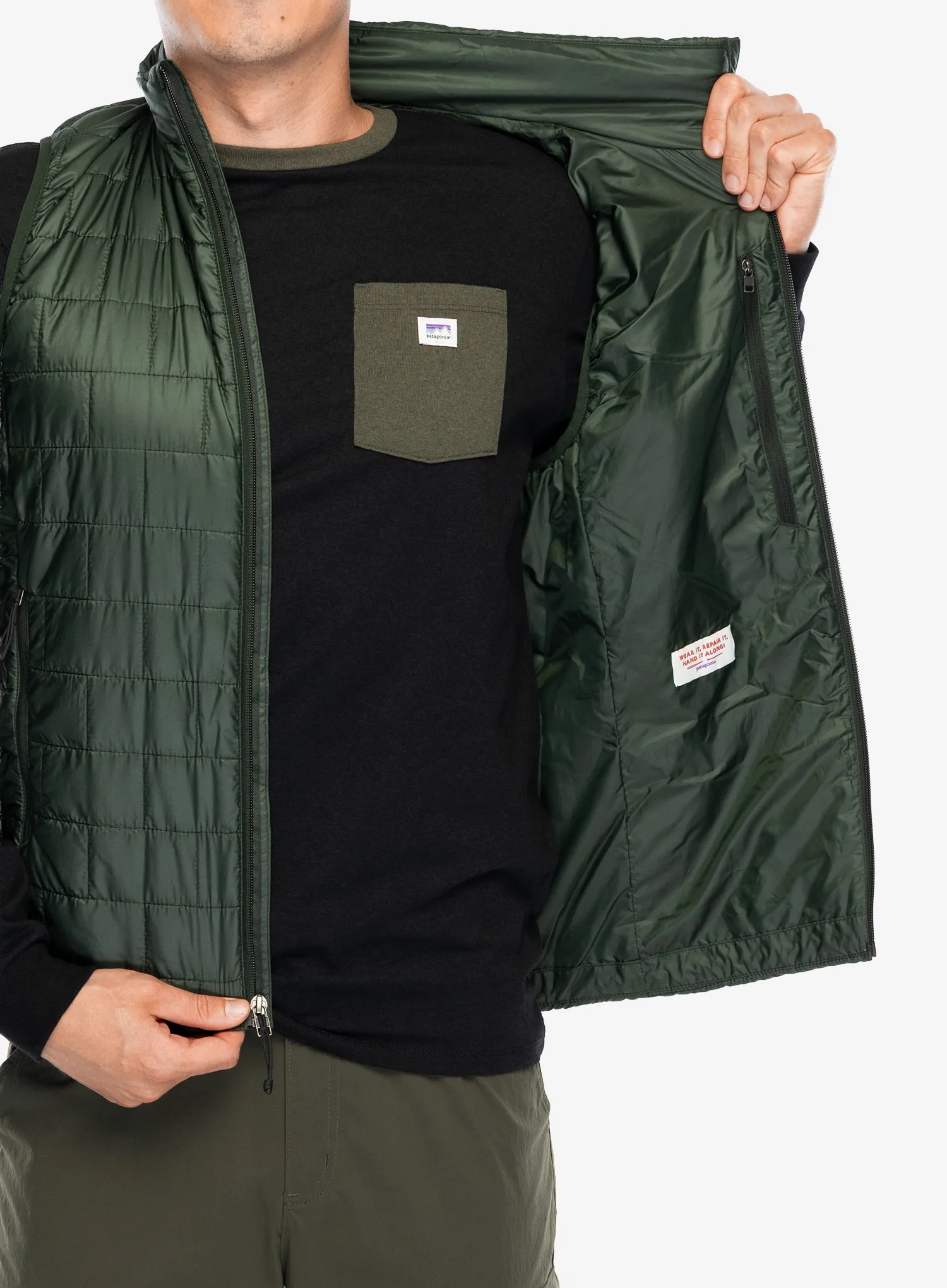 Vesta Patagonia Nano Puff Vest - old growth green