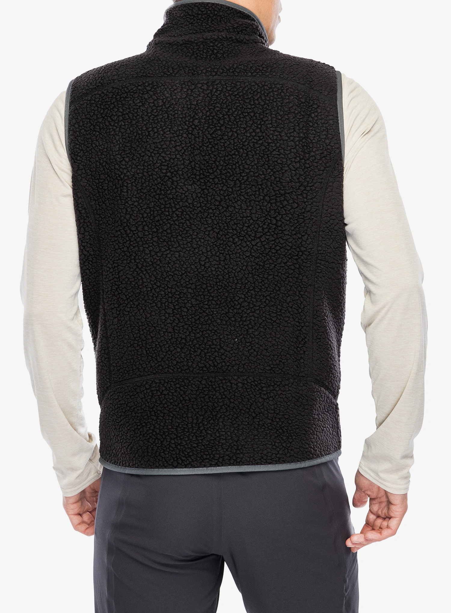 Vesta Patagonia Retro Pile Vest - black/forge grey