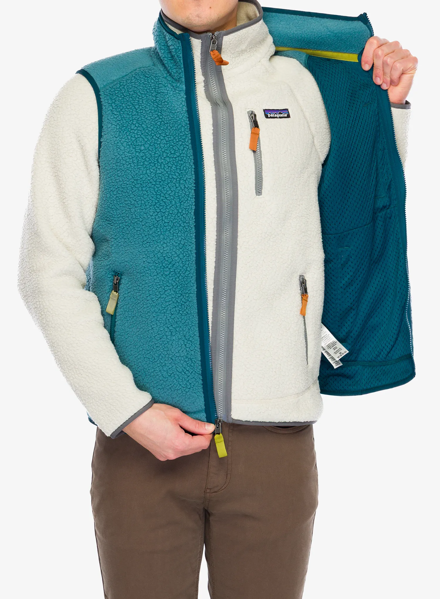 Vesta Patagonia Retro Pile Vest - wetland blue