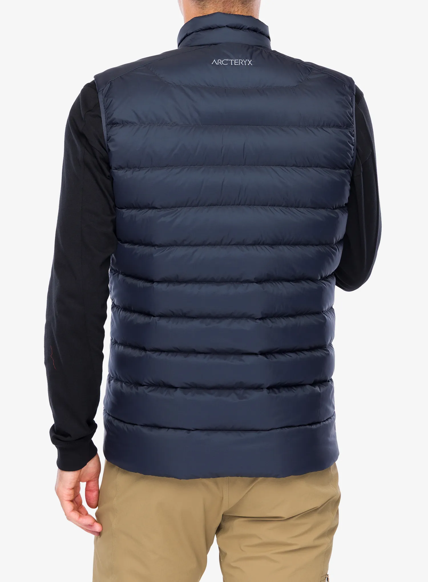 Péřová vesta Arcteryx Cerium Vest - black sapphire