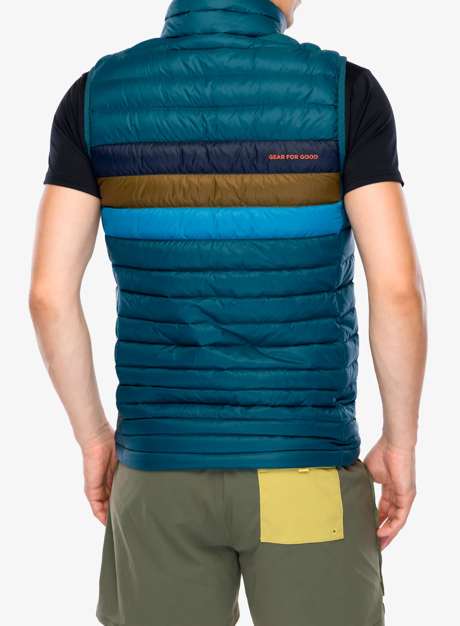Péřová vesta Cotopaxi Fuego Down Vest - abyss stripes