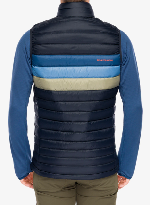 Péřová vesta Cotopaxi Fuego Down Vest - carbon stripes