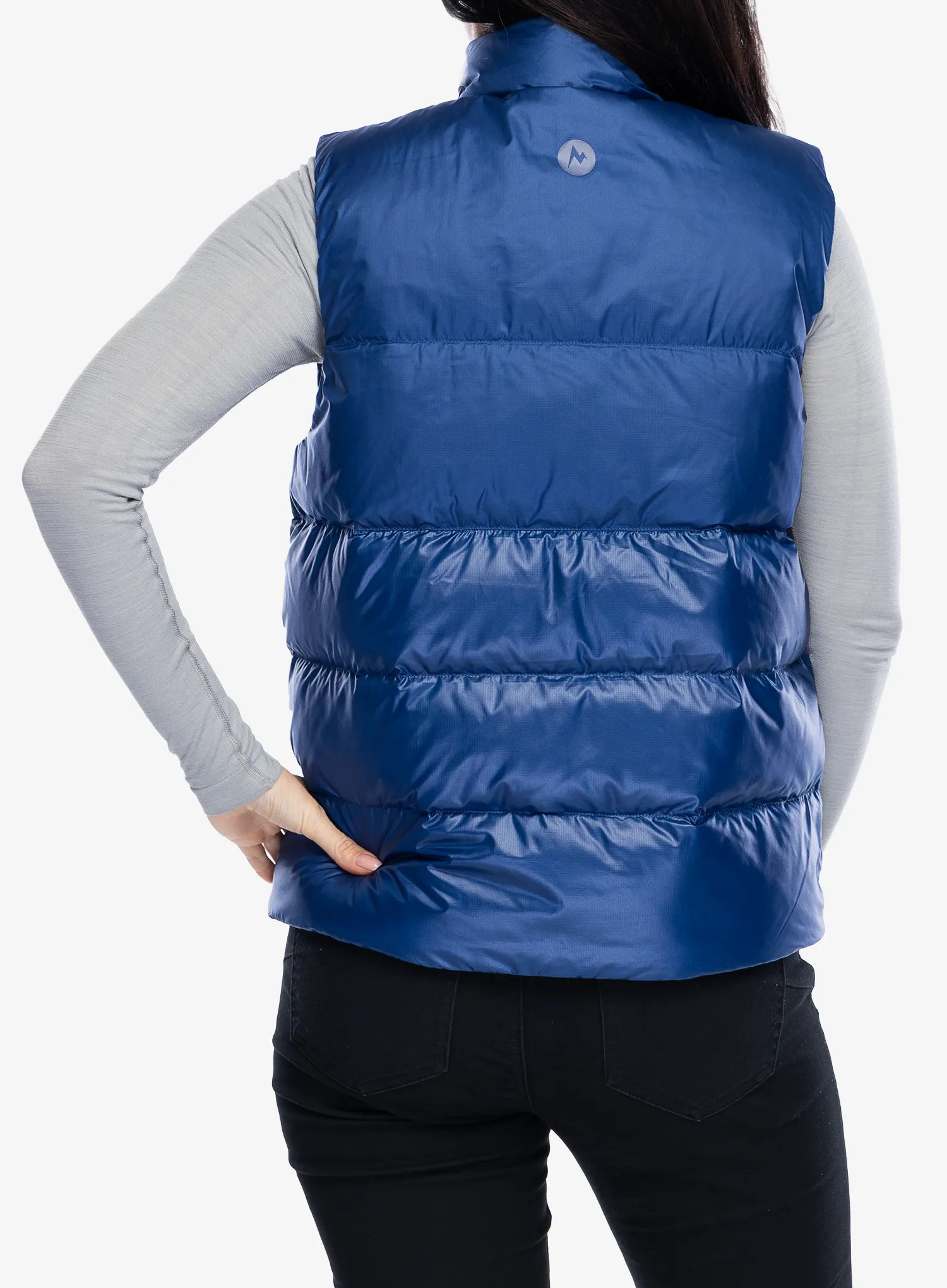 Péřová vesta dámská Marmot Guides Down Vest - twilight blue