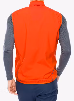 Cyklo vesta Fjallraven Hoja Adventure Vest - flame orange/orange