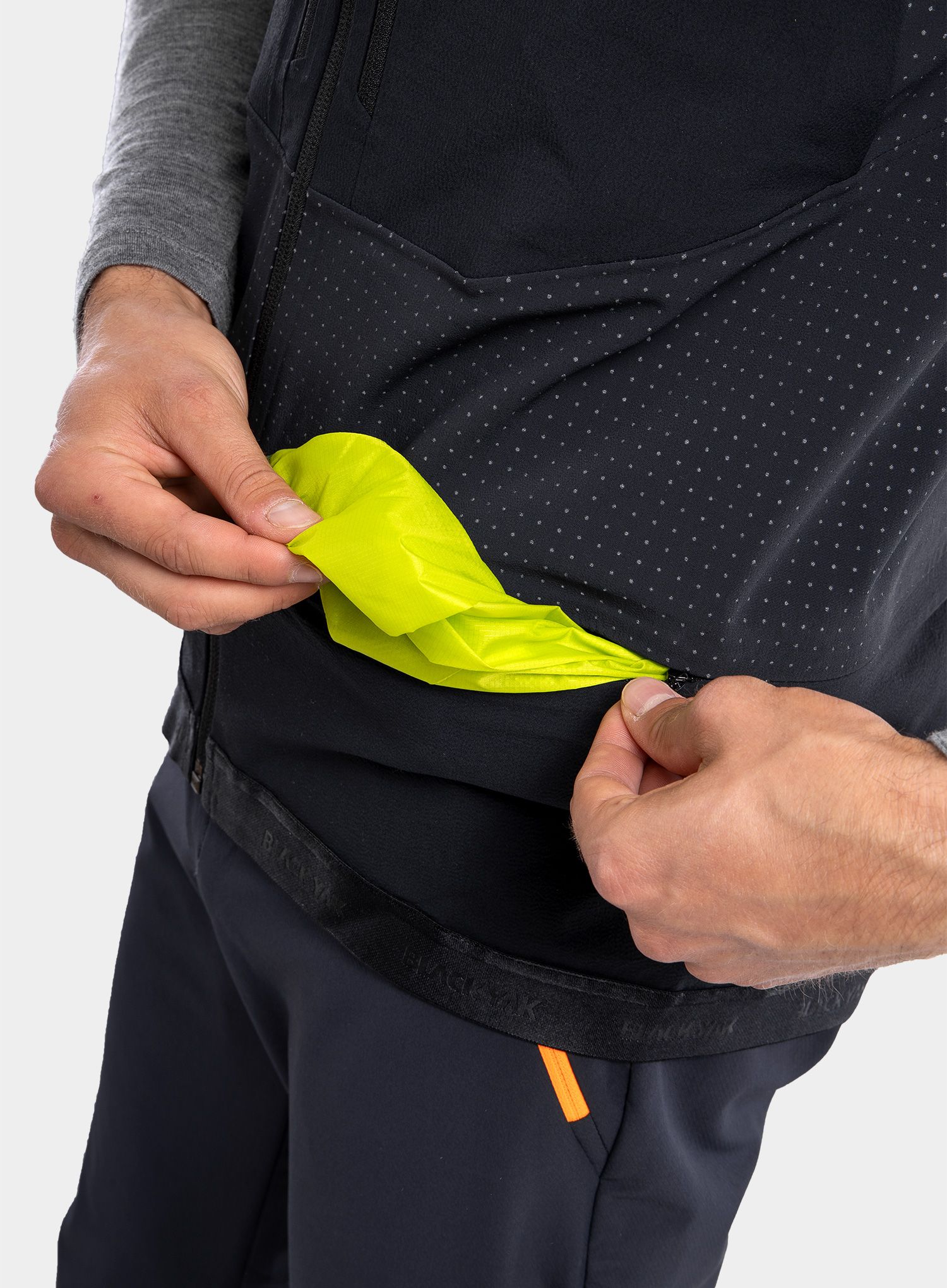 Vesta BlackYak Tulim Convertible Vest - lime punch