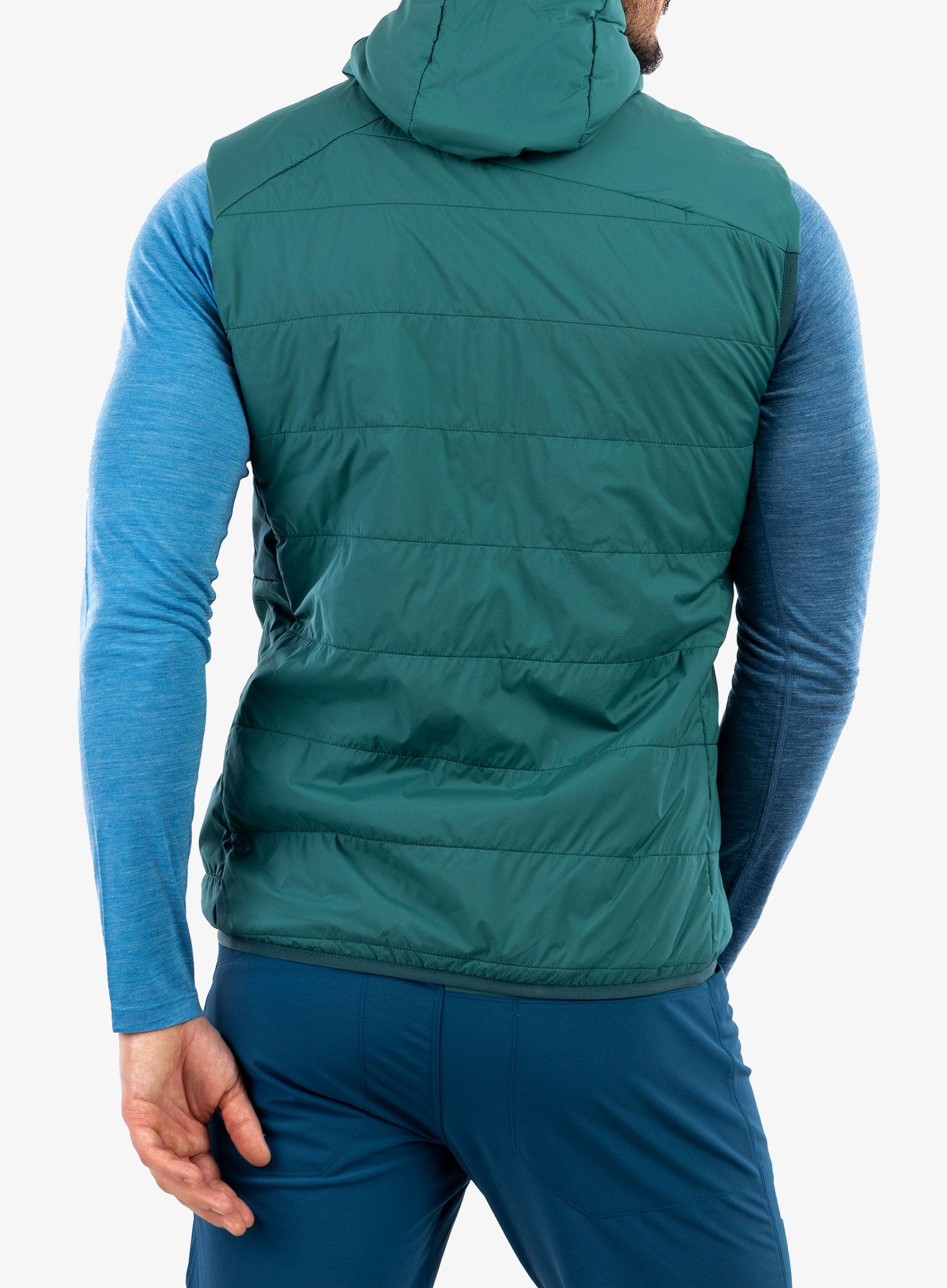 Vesta Ortovox Swisswool Piz Duan Vest - pacific green
