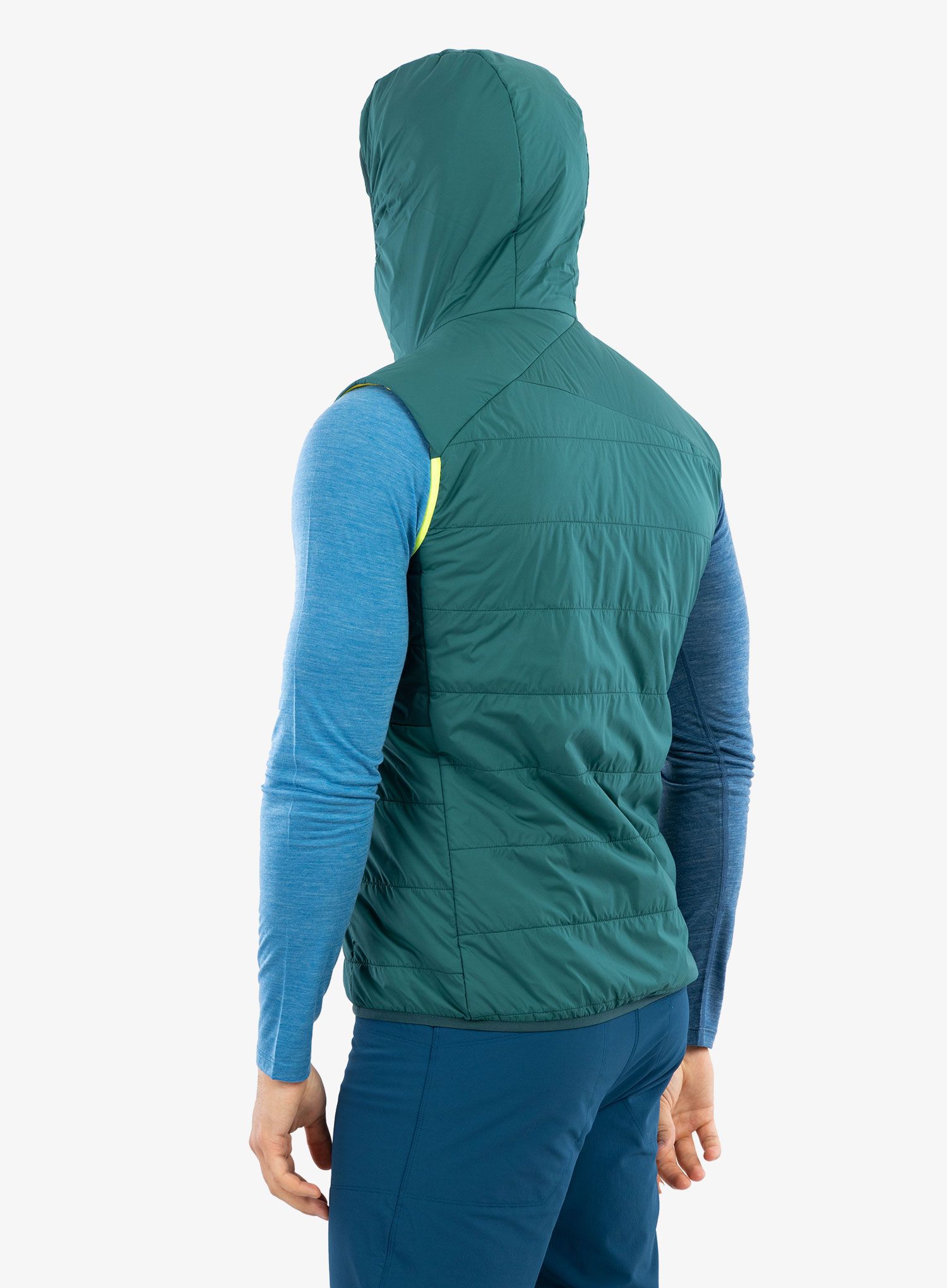Vesta Ortovox Swisswool Piz Duan Vest - pacific green