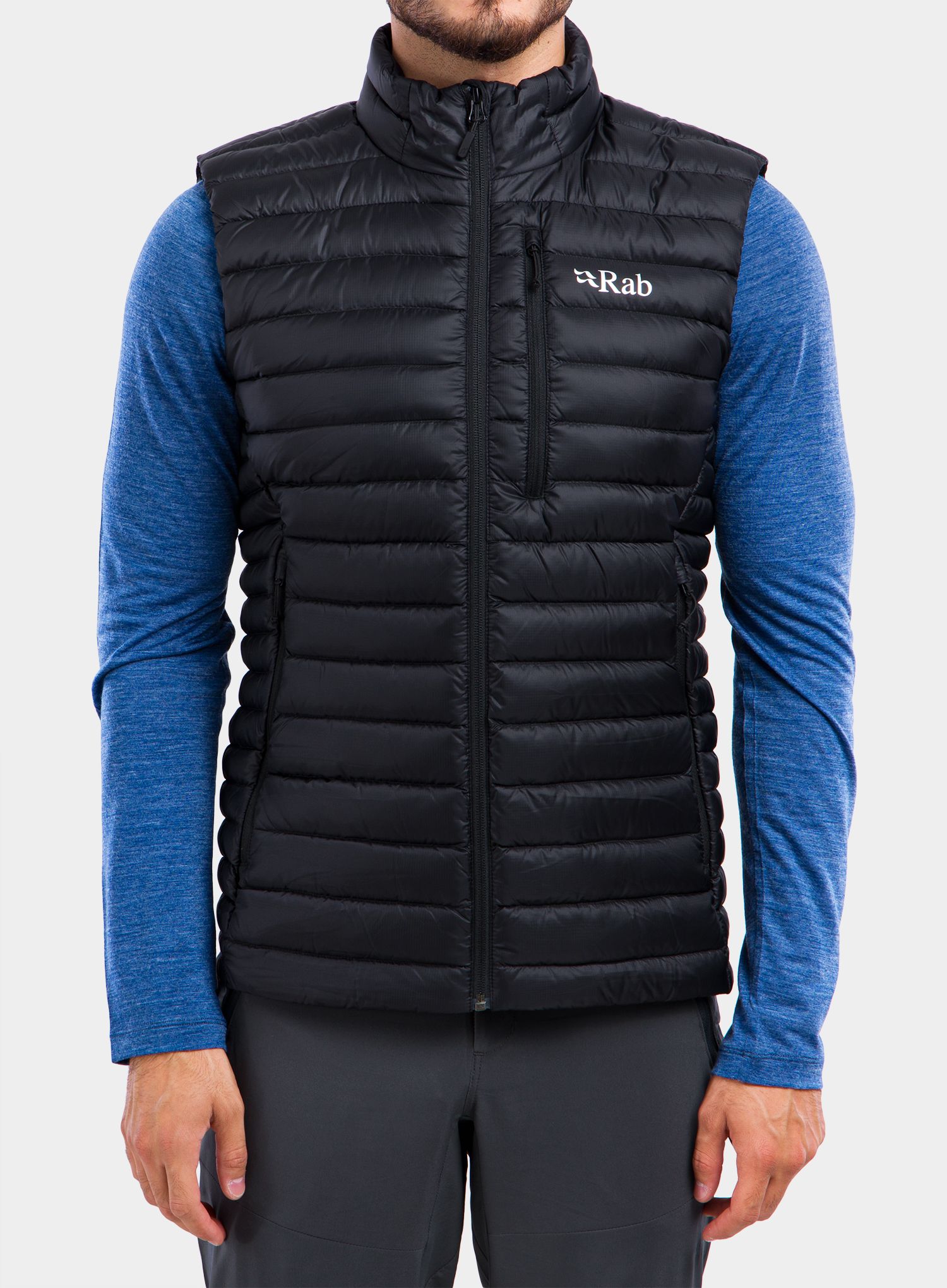 Péřová vesta Rab Microlight Vest - black