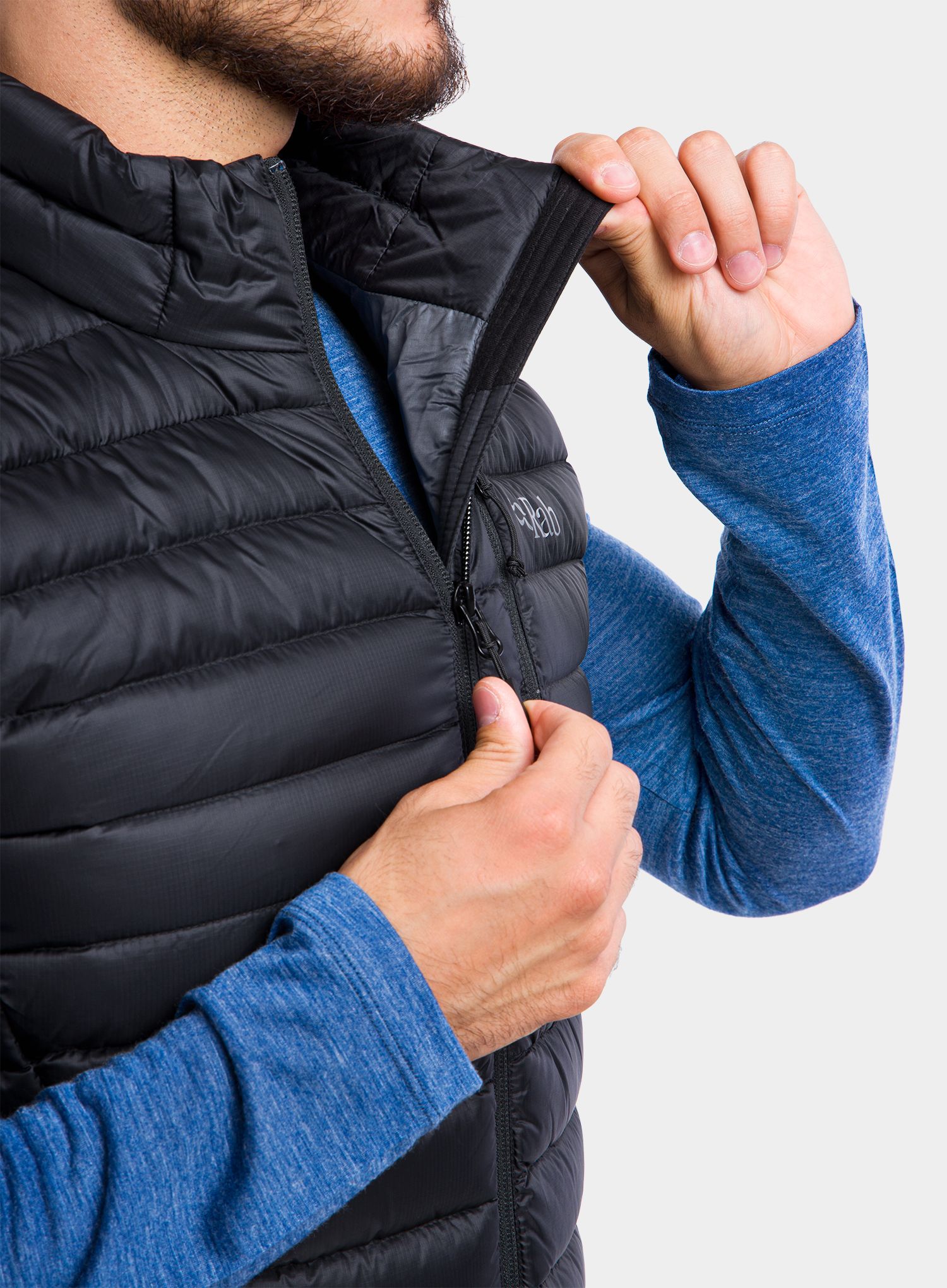 Péřová vesta Rab Microlight Vest - black