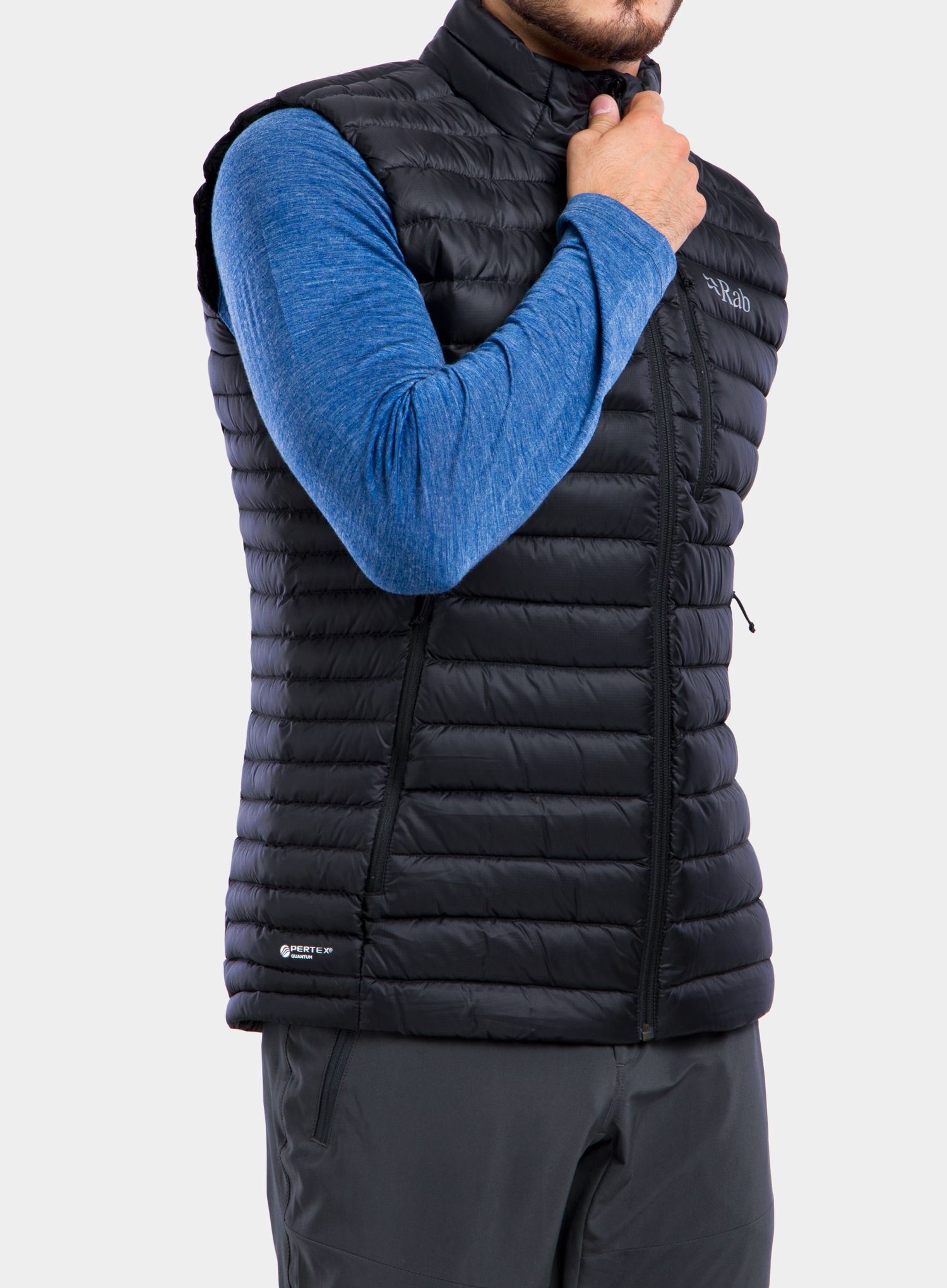 Péřová vesta Rab Microlight Vest - black