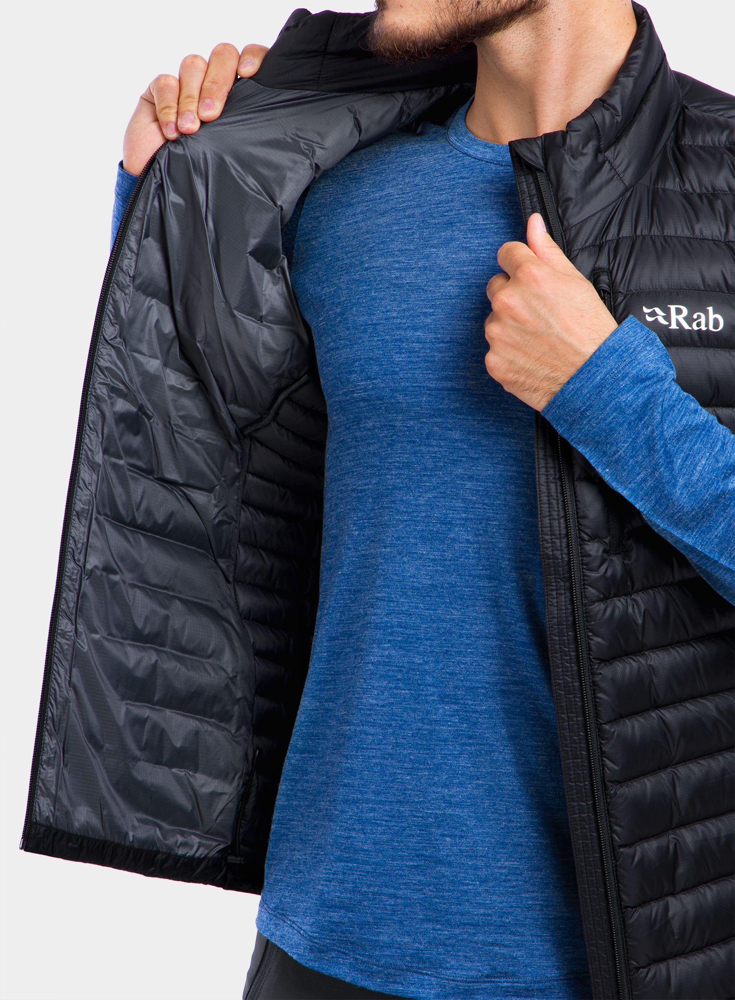 Péřová vesta Rab Microlight Vest - black