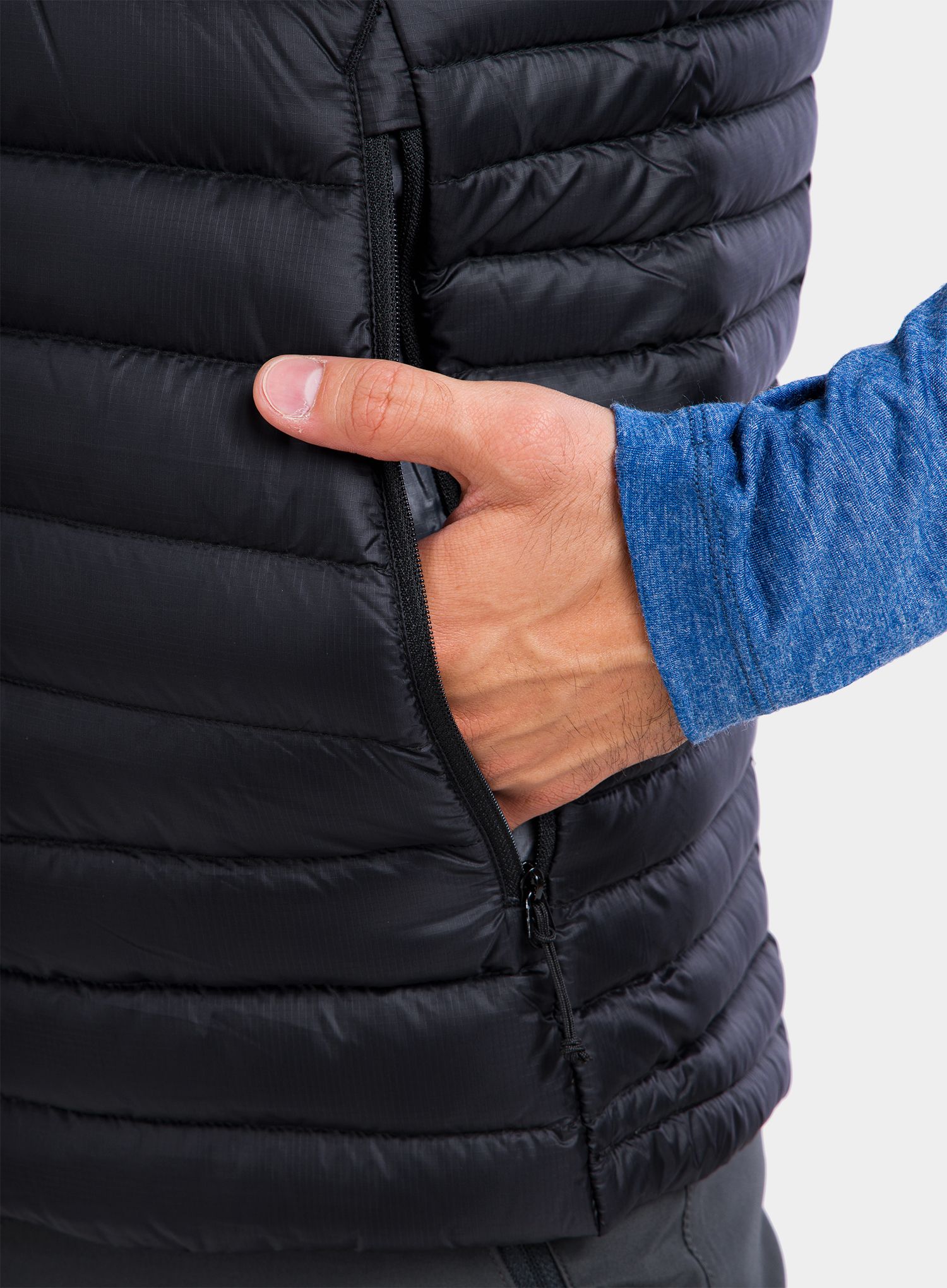 Péřová vesta Rab Microlight Vest - black