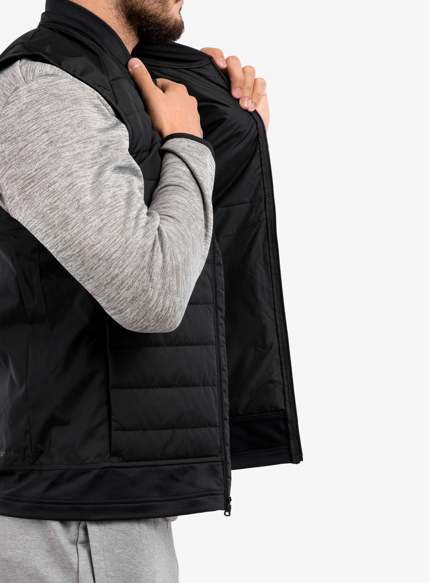 Vesta Under Armour Run Insulate Vest - black/reflective