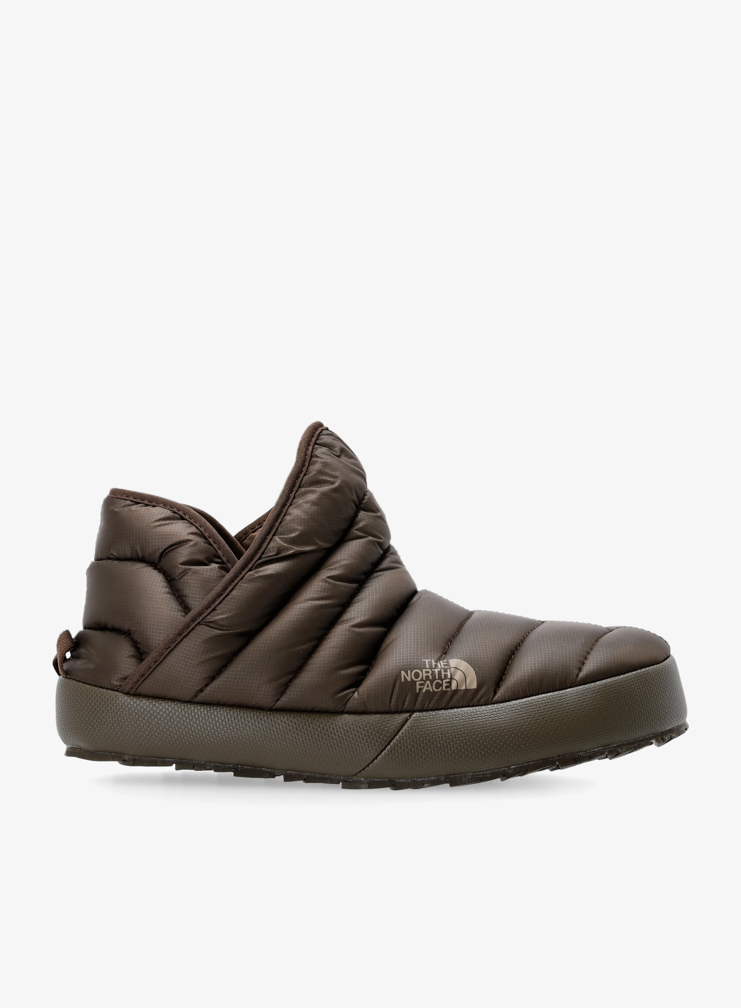 Zateplené dámské papuče The North Face Thermoball Traction Bootie - dark chestnut/dark chestnut