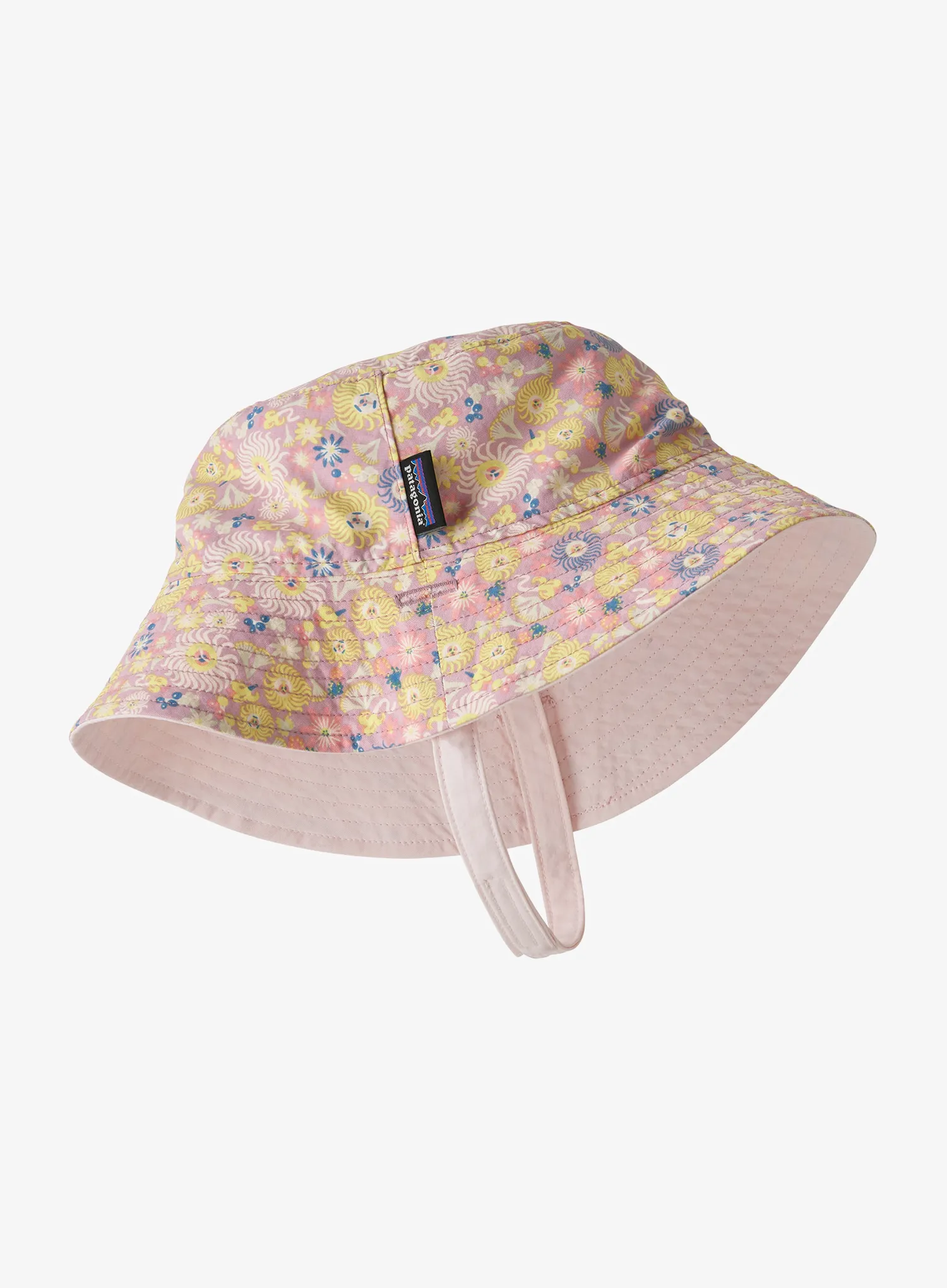 Dětský klobouk Patagonia Baby Sun Bucket Hat - fruity times/quiet violet
