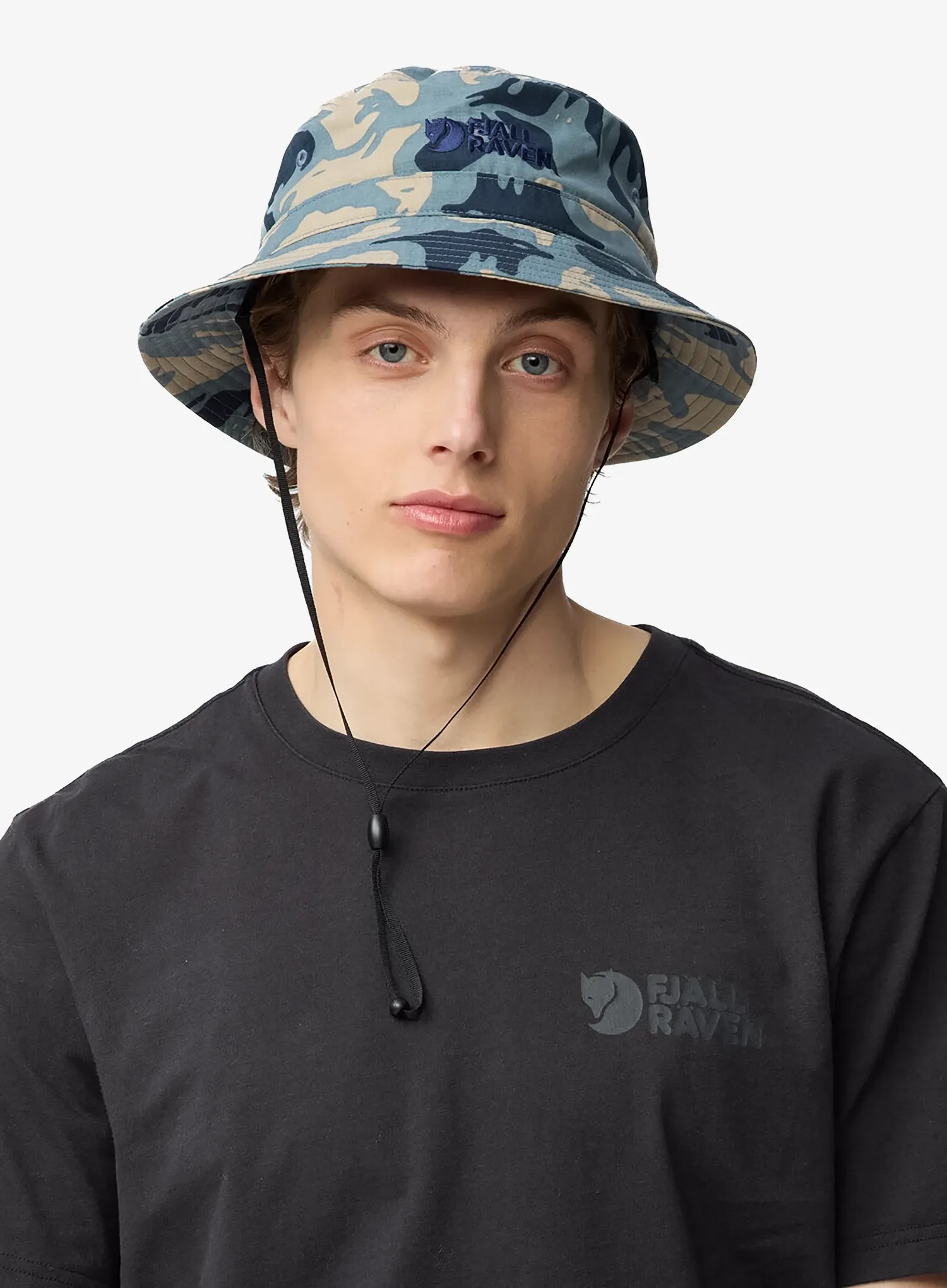 Klobouk Fjallraven Vardag Bucket Hat - nimbus blue/fossil