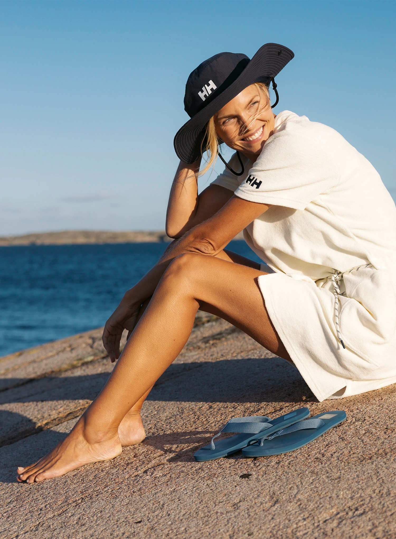 Klobouk Helly Hansen Crew Sun Hat - navy