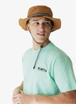 Klobouk Kavu Organic Strap Bucket - caramel
