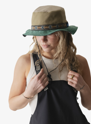 Klobouk Kavu Organic Strap Bucket - forest mix