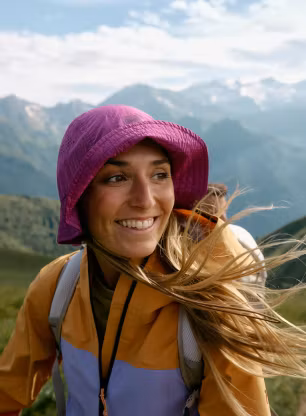 Turistický klobouk Buff Go Bucket Hat - solid purplish