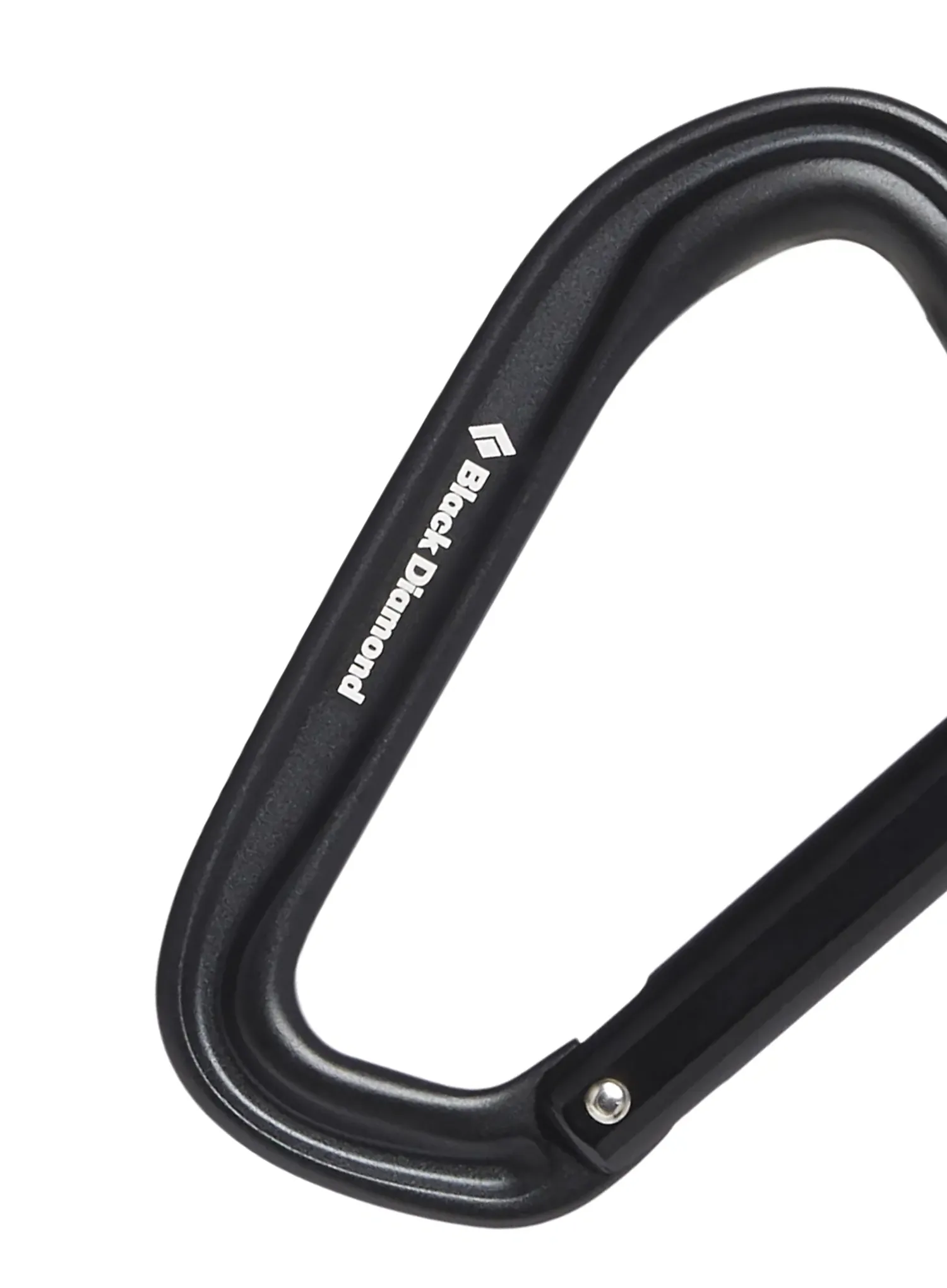 Karabina Black Diamond HotForge Straight Gate - black