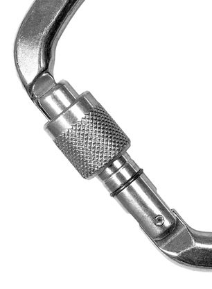 Horolezecká karabina Climbing Technology/SKYLOTEC Large CF SG (Screw Gate) - silver