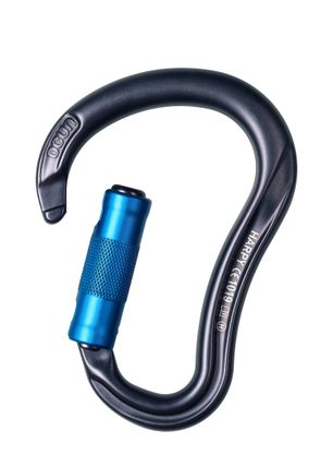 Karabina Ocun Harpy HMS Triple - anthracite/blue