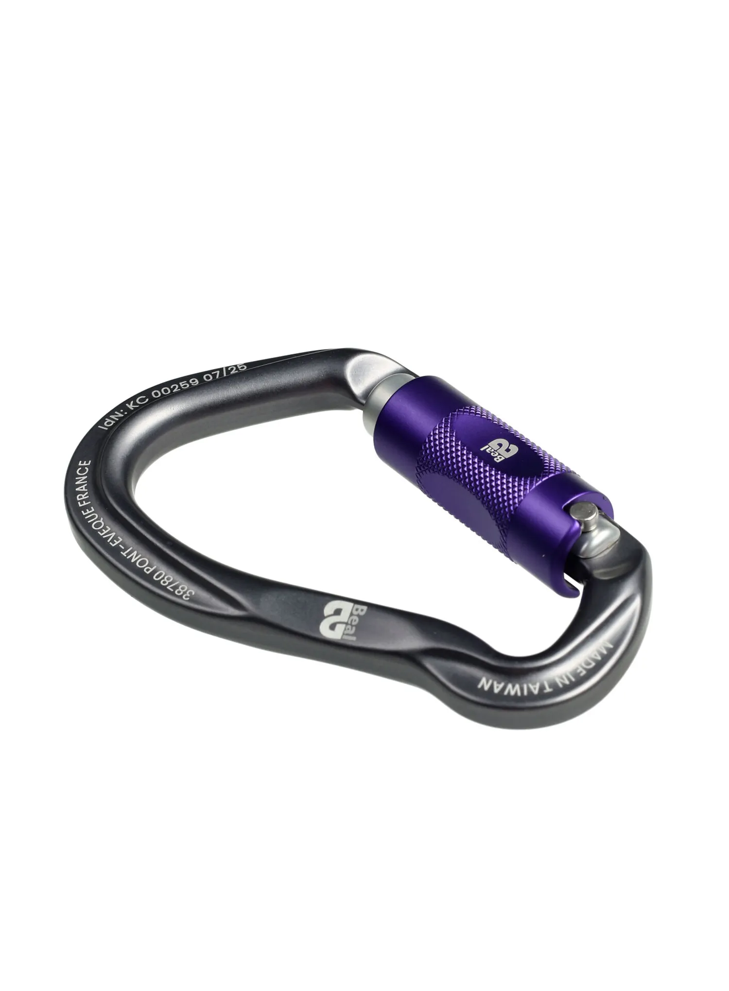 Horolezecká karabina Beal Be Link Bi Matic - darkstone