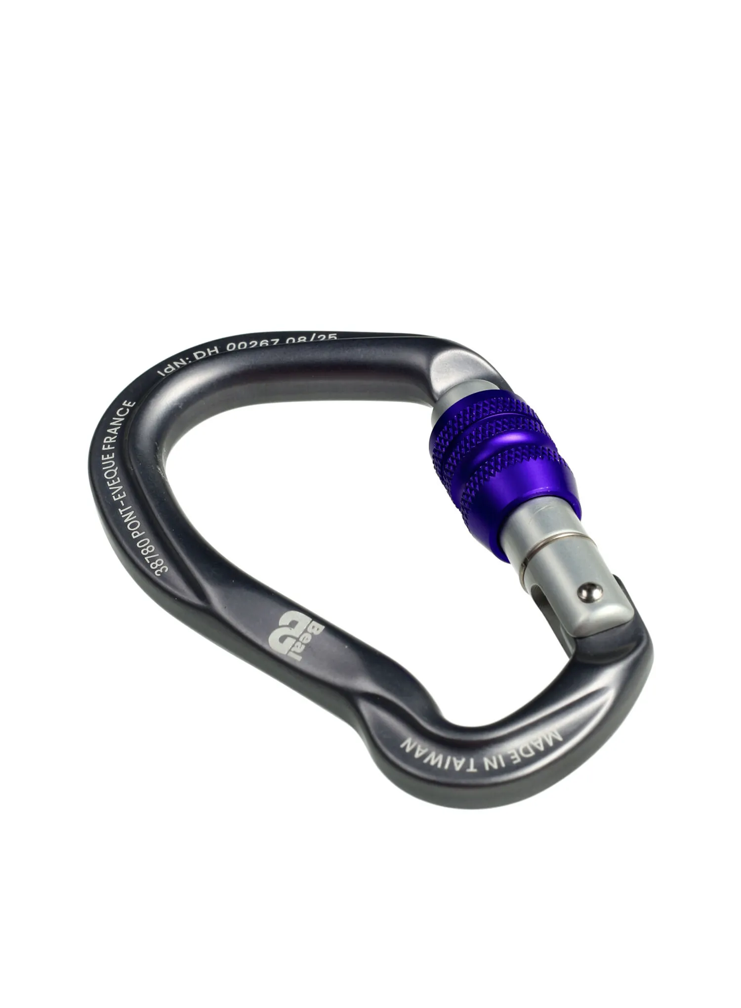 Horolezecká karabina Beal Be Link Screw - darkstone