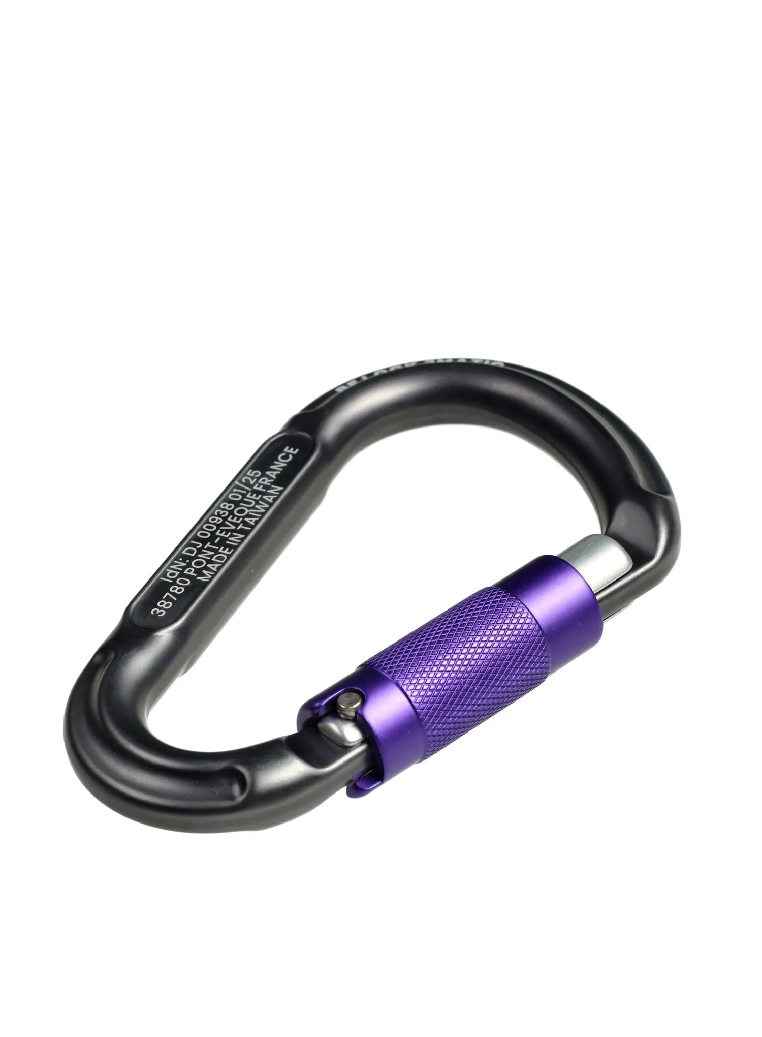 Horolezecká karabina Beal Be Lock 3-Matic - darkstone