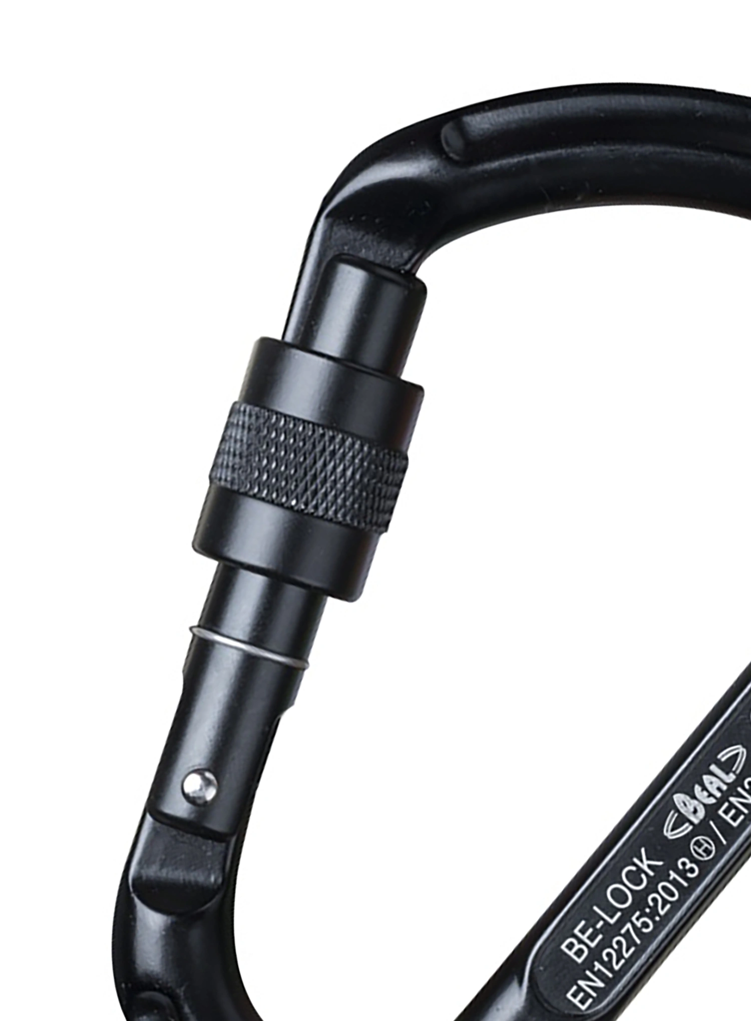 Horolezecká karabina Beal Be Lock Screw - black