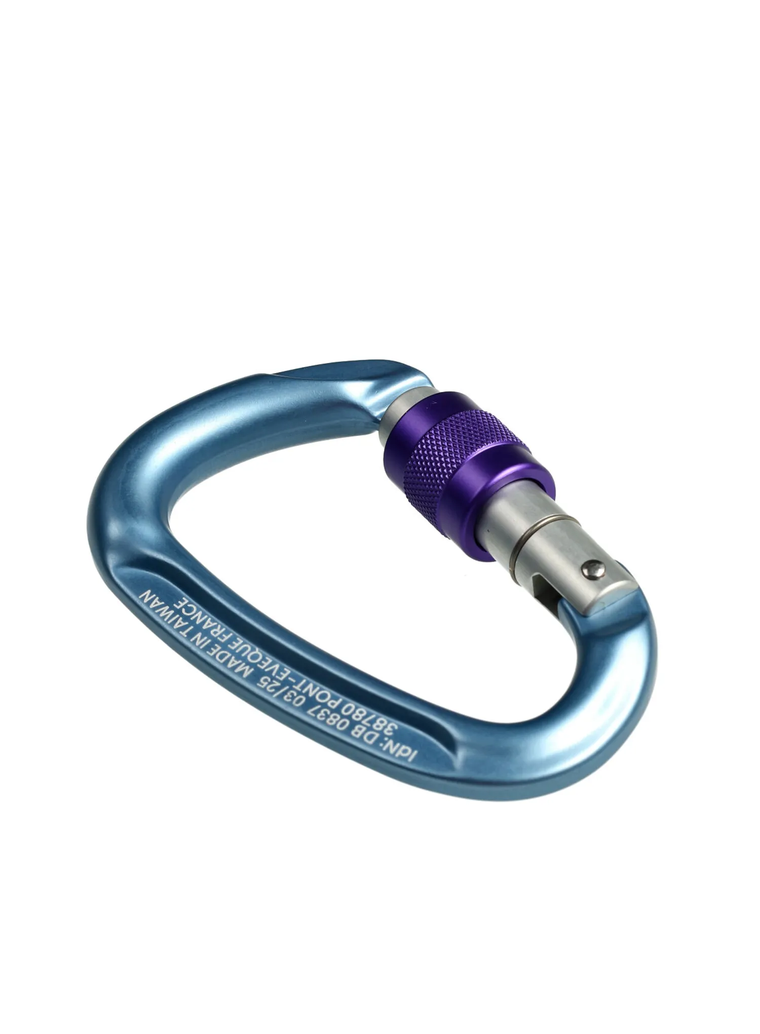 Horolezecká karabina Beal Be One Screw - blue