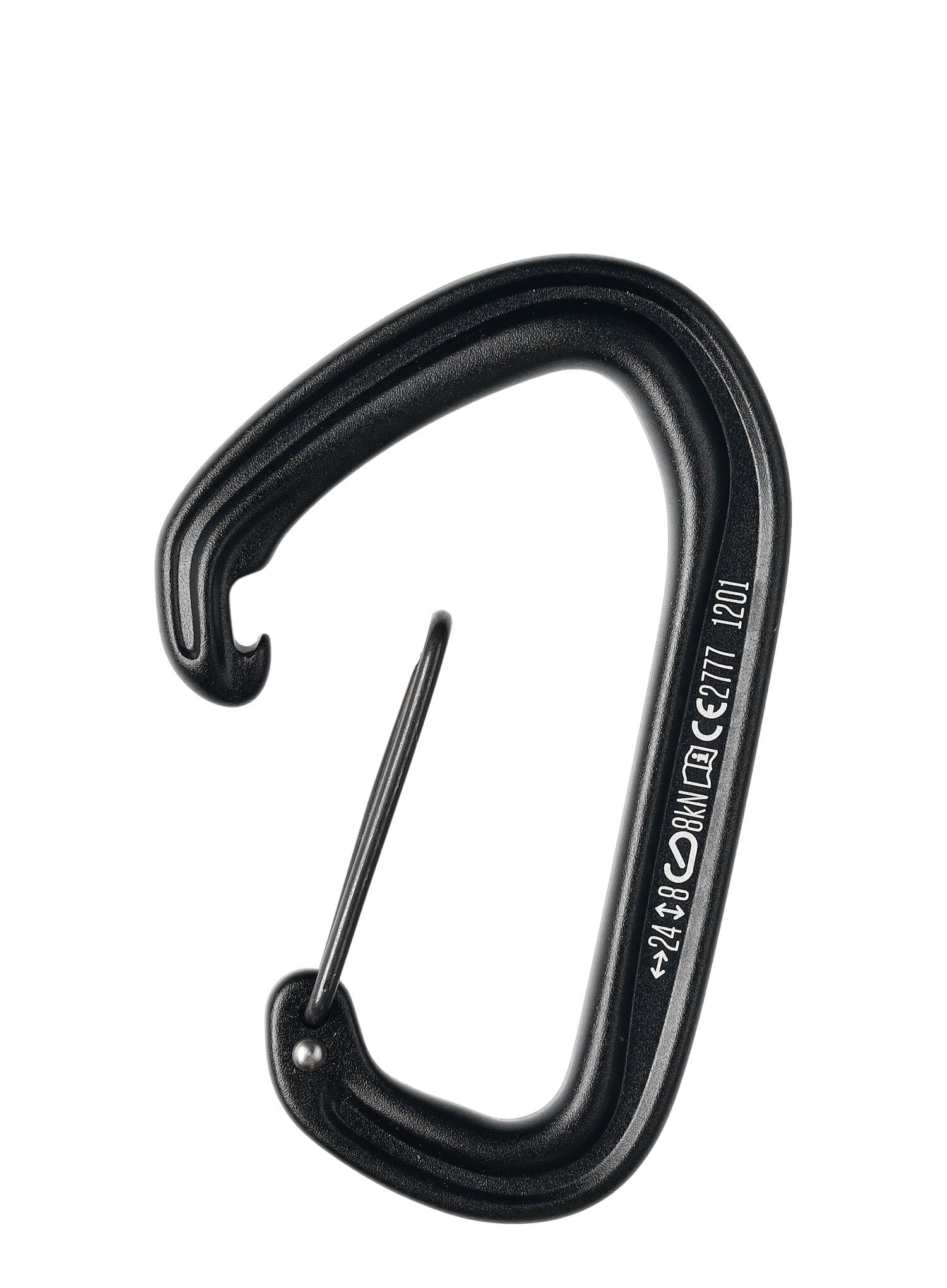 Lezecká karabina Black Diamond HotWire - black