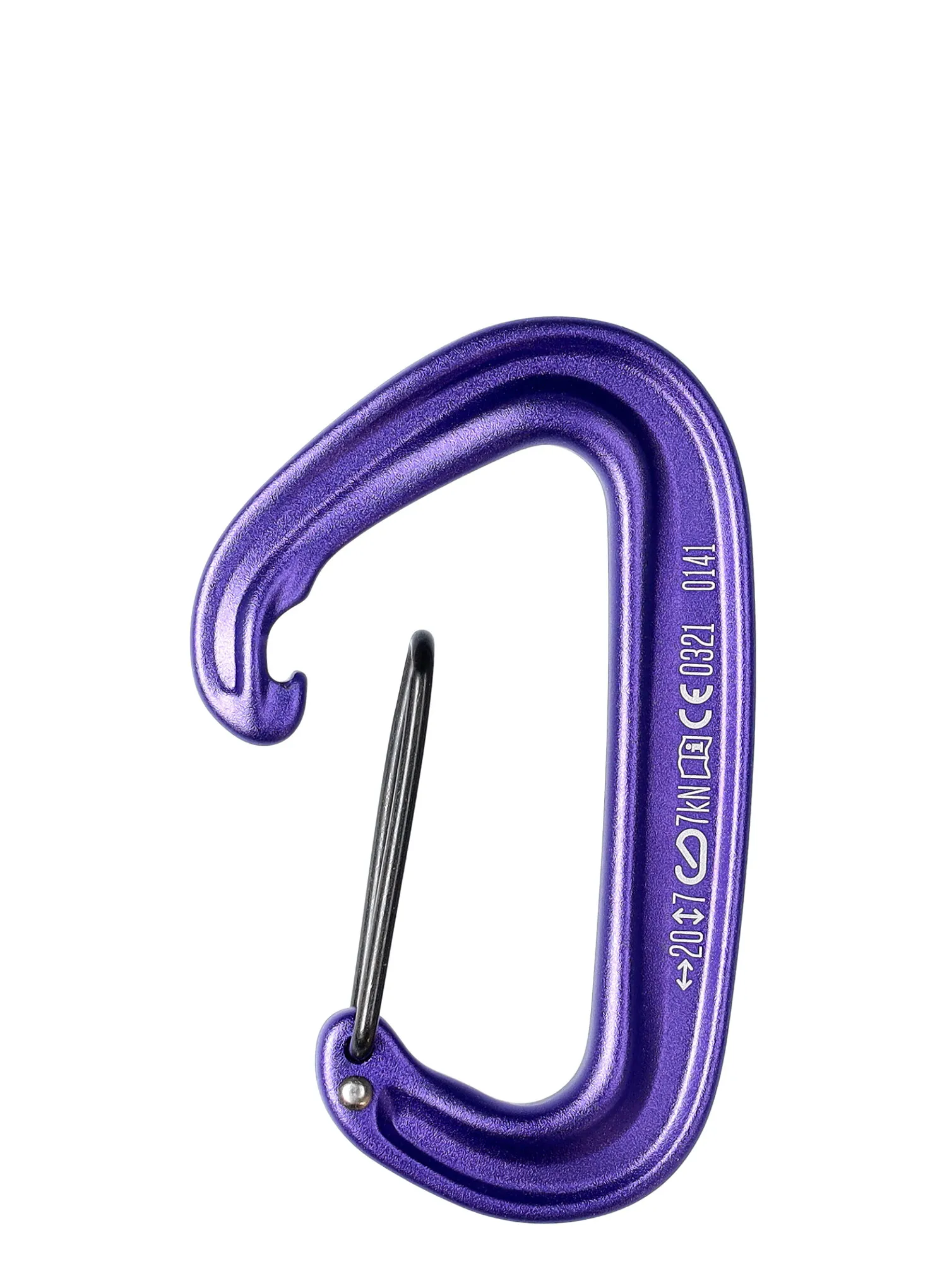 Lezecká karabina Black Diamond MiniWire - purple