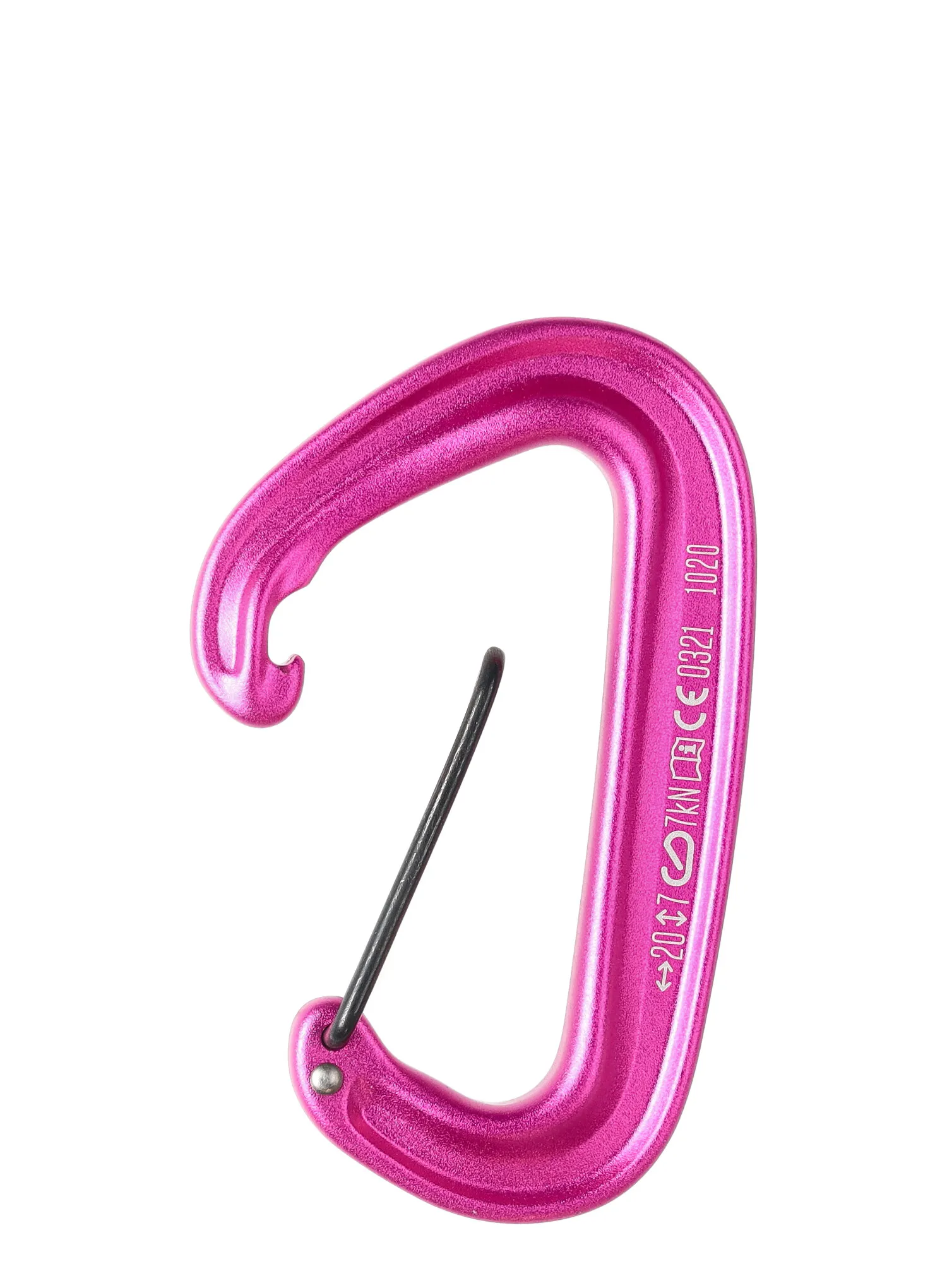 Lezecká karabina Black Diamond MiniWire - ultra pink