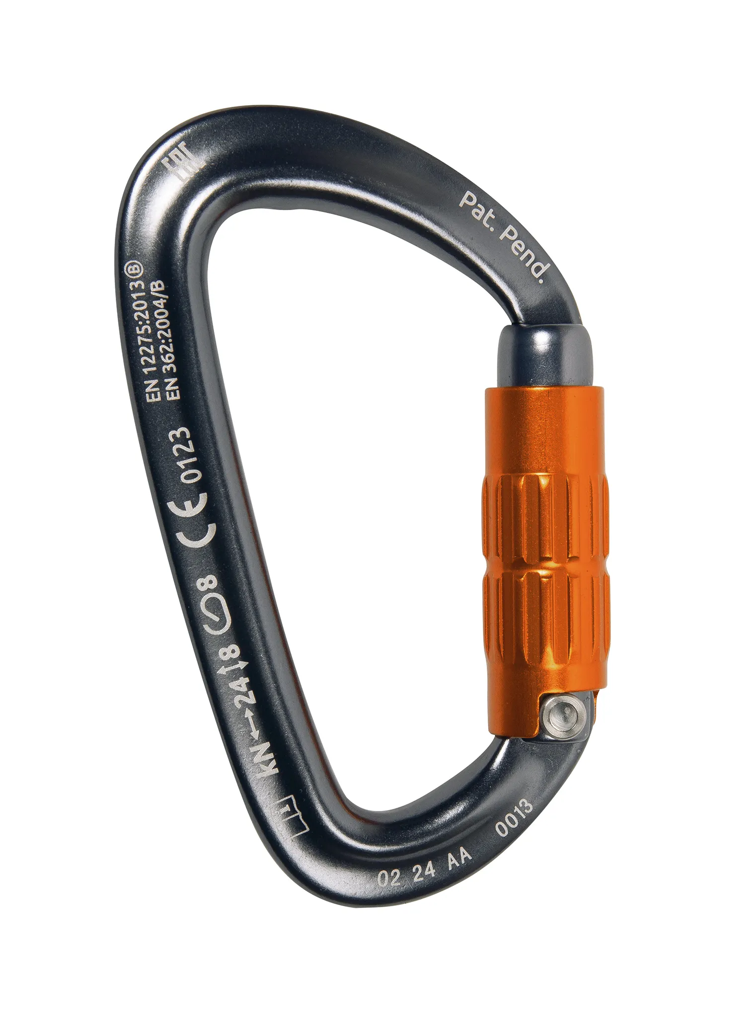Horolezecká karabina Camp Orbit 2Lock - gun metal