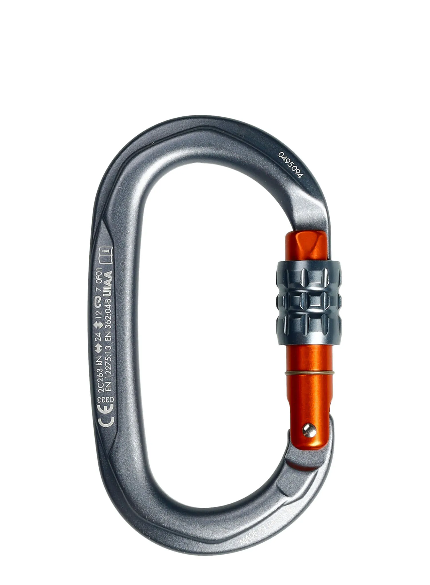 Horolezecká karabina SKYLOTEC Obx SG - titanium/orange/titanium