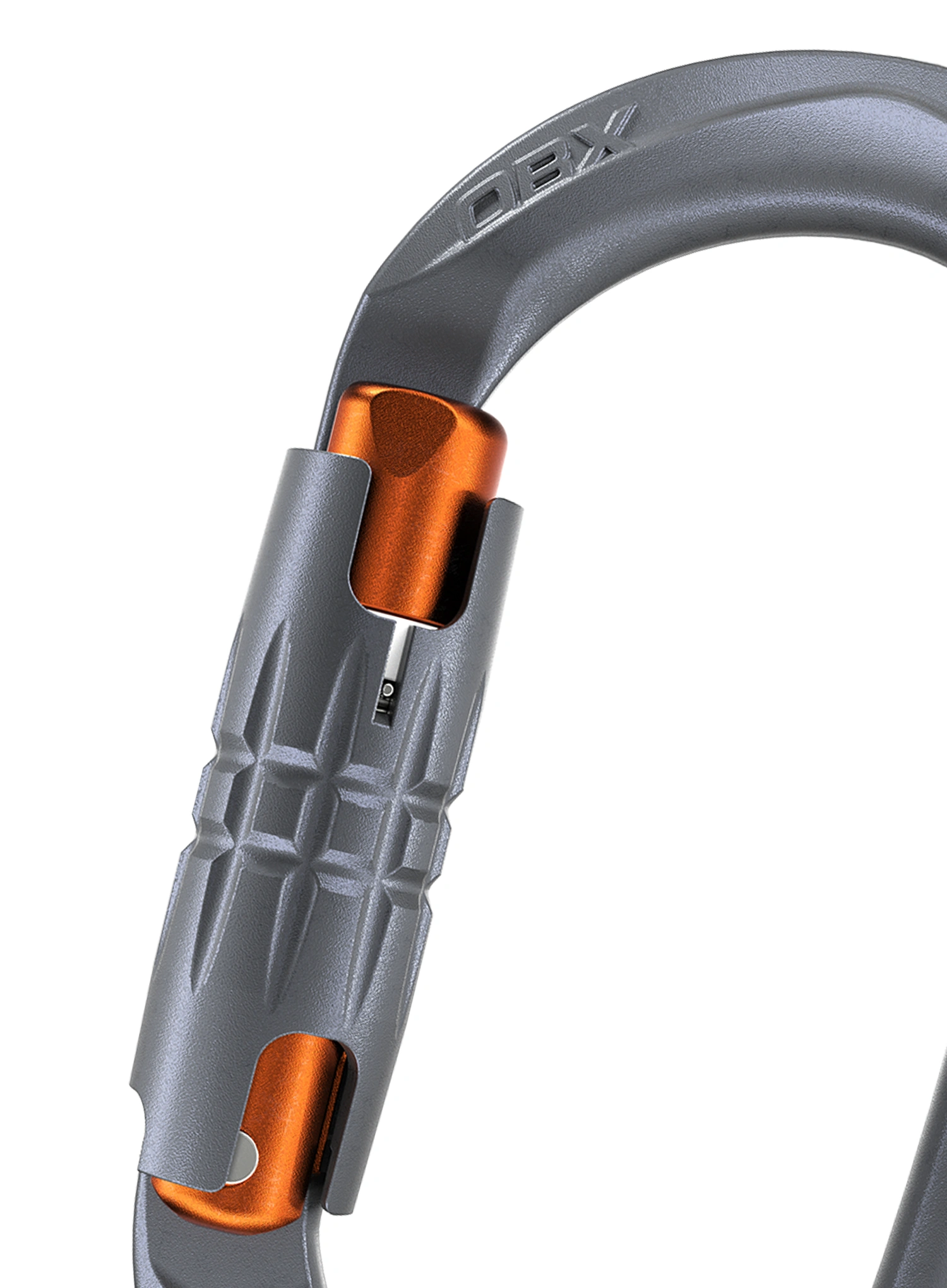 Horolezecká karabina SKYLOTEC Obx WG - titanium/grey/orange