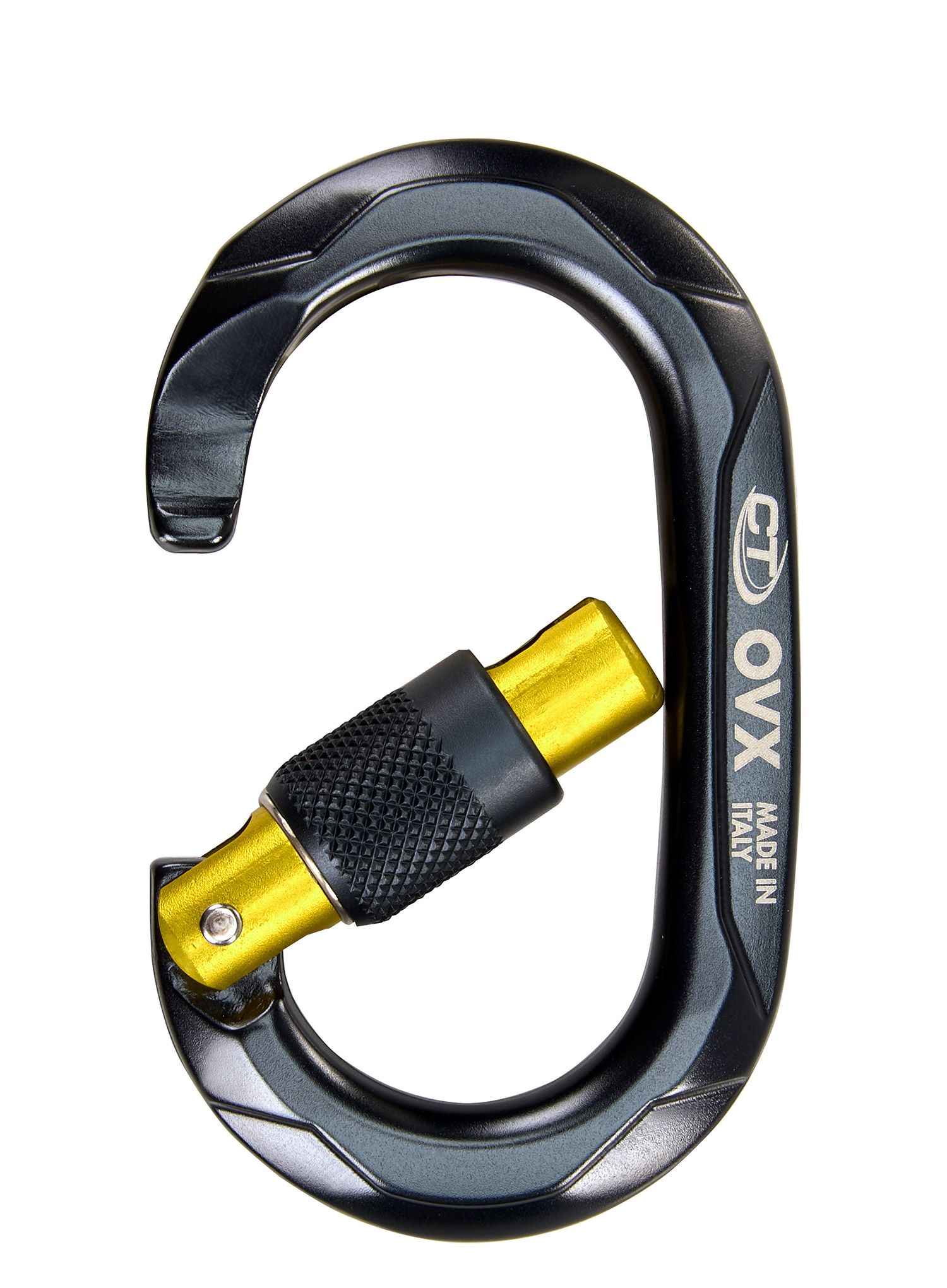 Horolezecká karabina Climbing Technology/SKYLOTEC OVX Carabiner - antharcite/gold