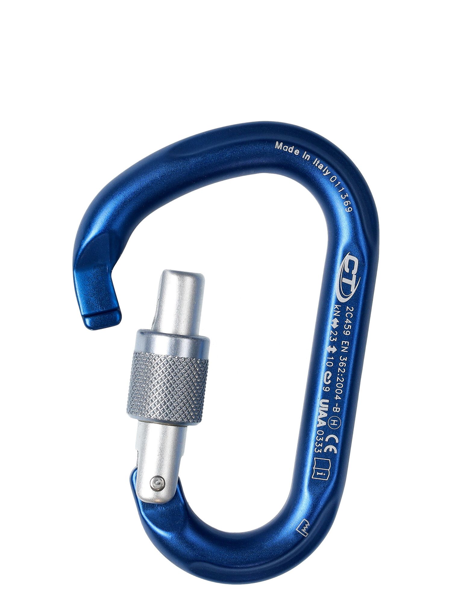 Horolezecká karabina Climbing Technology/SKYLOTEC Snappy CF SG - blue/silver