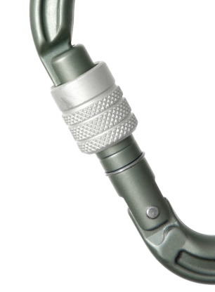 Horolezecká karabina Edelrid HMS Magnum Screw - slate