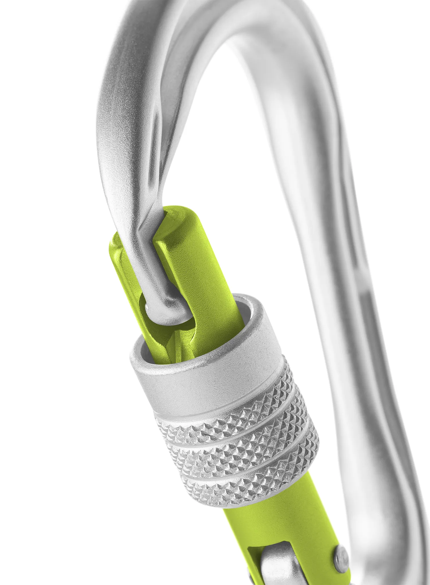 Horolezecká karabina Edelrid HMS Strike Screw II - silver