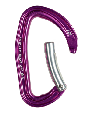 Horolezecká karabina Petzl Djinn BG - violet